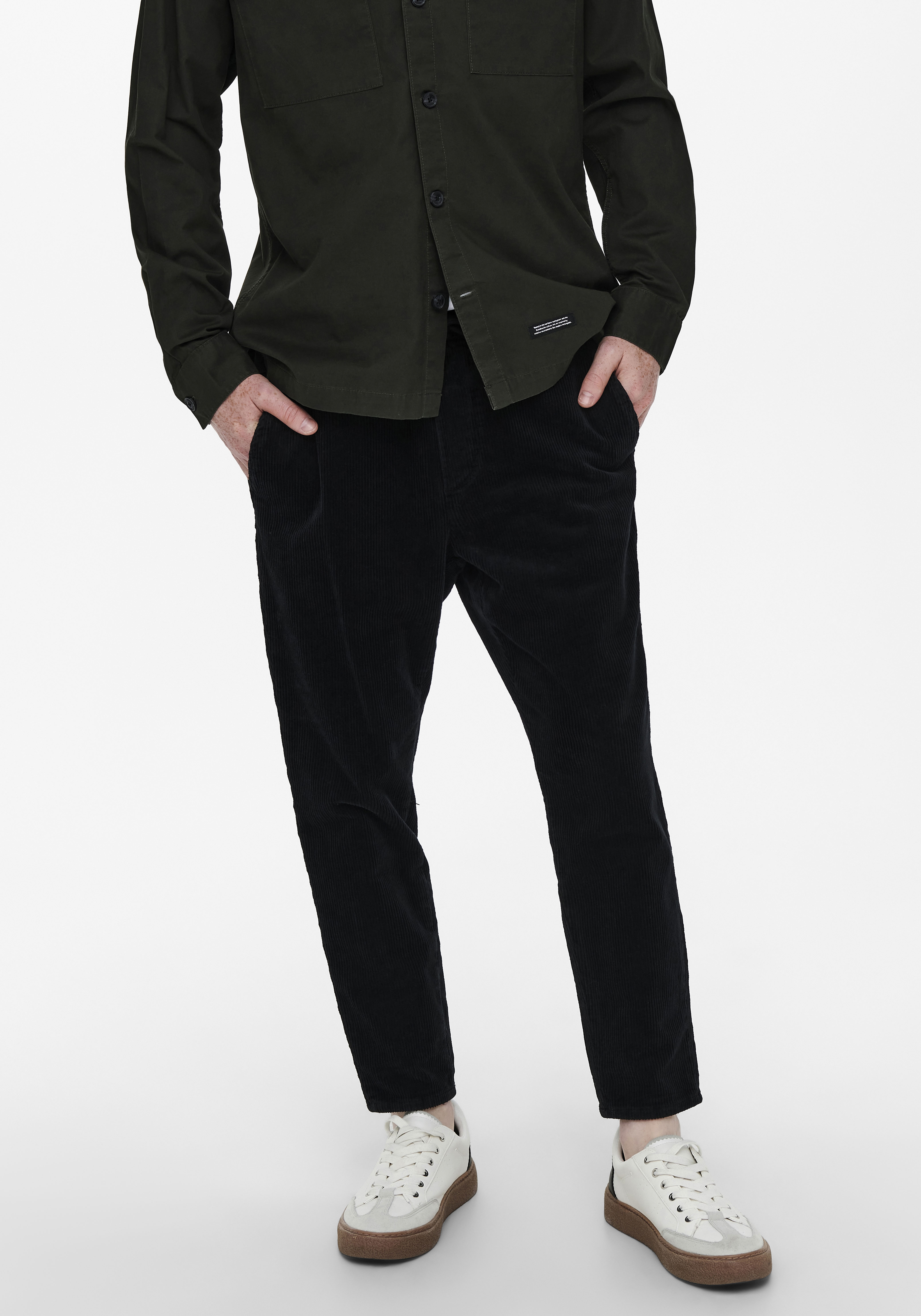 Cordschlupfhose »LINUS LIFE CROPPED CORD«
