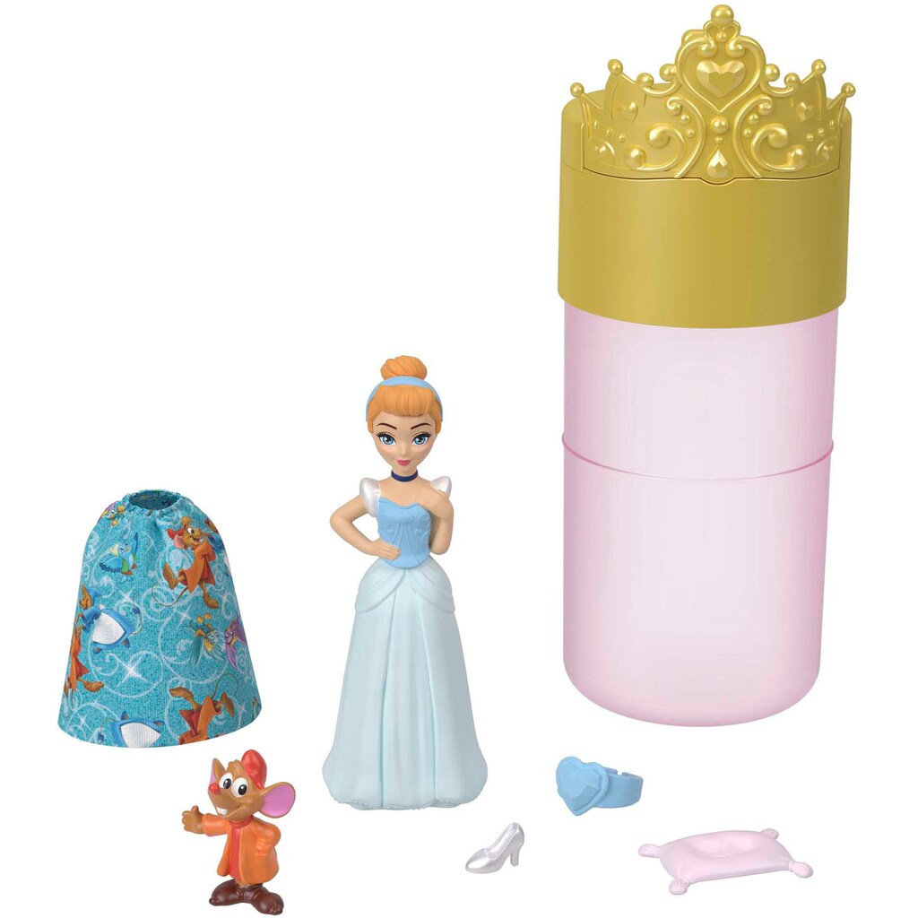 Mattel® Anziehpuppe »Disney Prinzessin, Color Reveal-Puppen, Freundschaft-Serie«, mit 6 Überraschungen