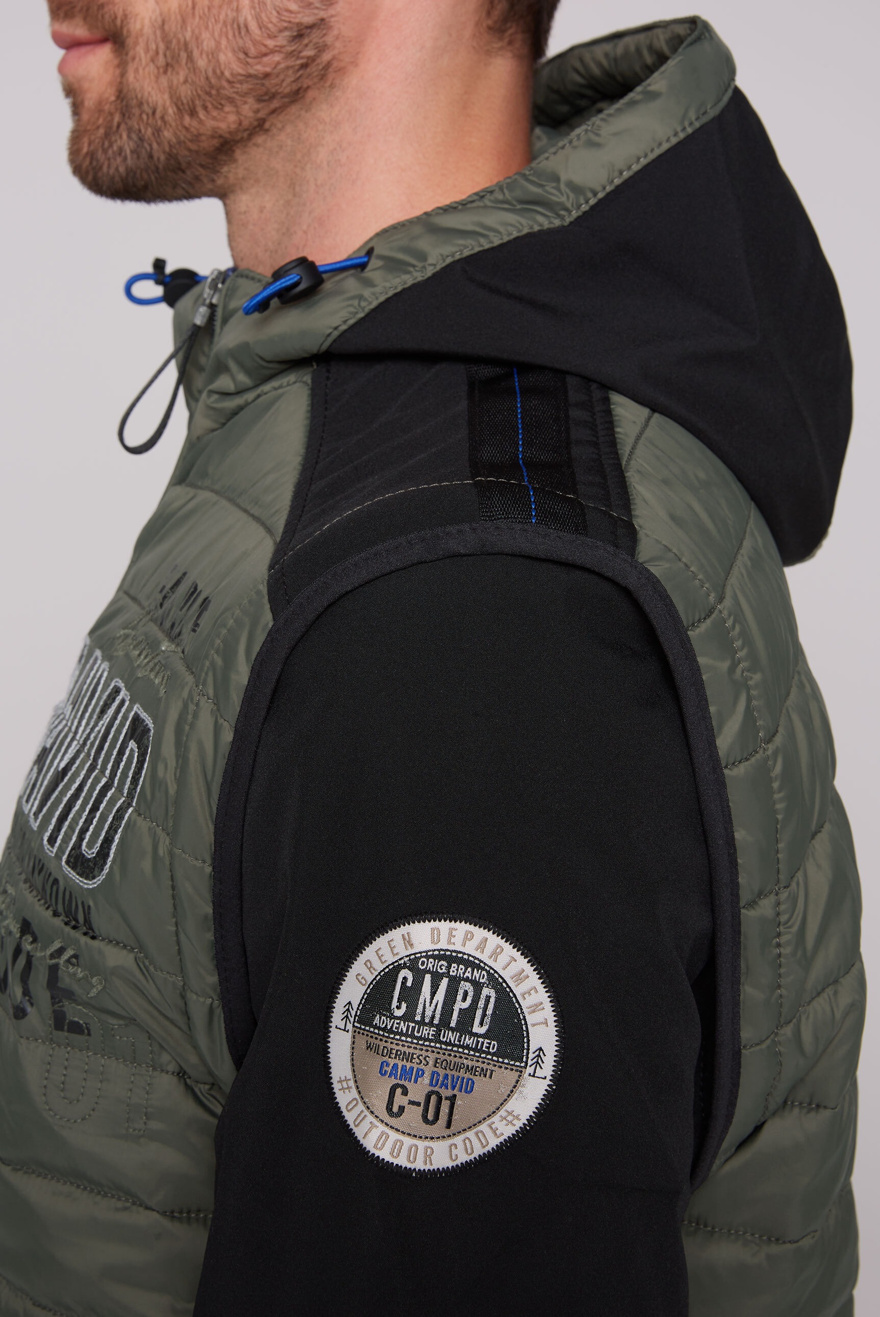 CAMP DAVID Outdoorjacke, mit Kapuze, mit Kapuze