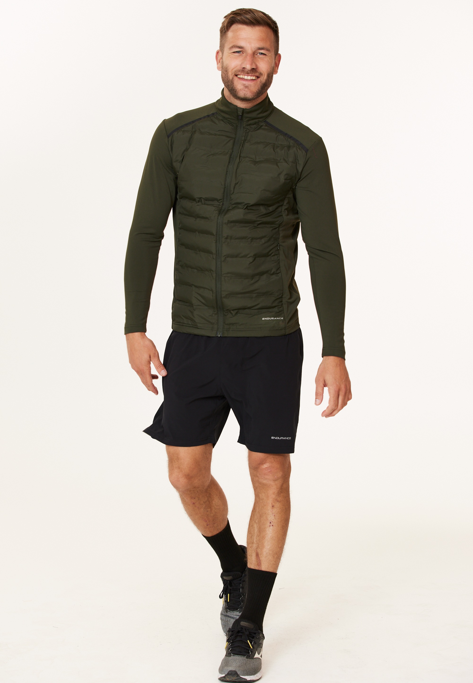 ENDURANCE Laufjacke »MIDAN«, mit wärmenden Steppeinsätzen