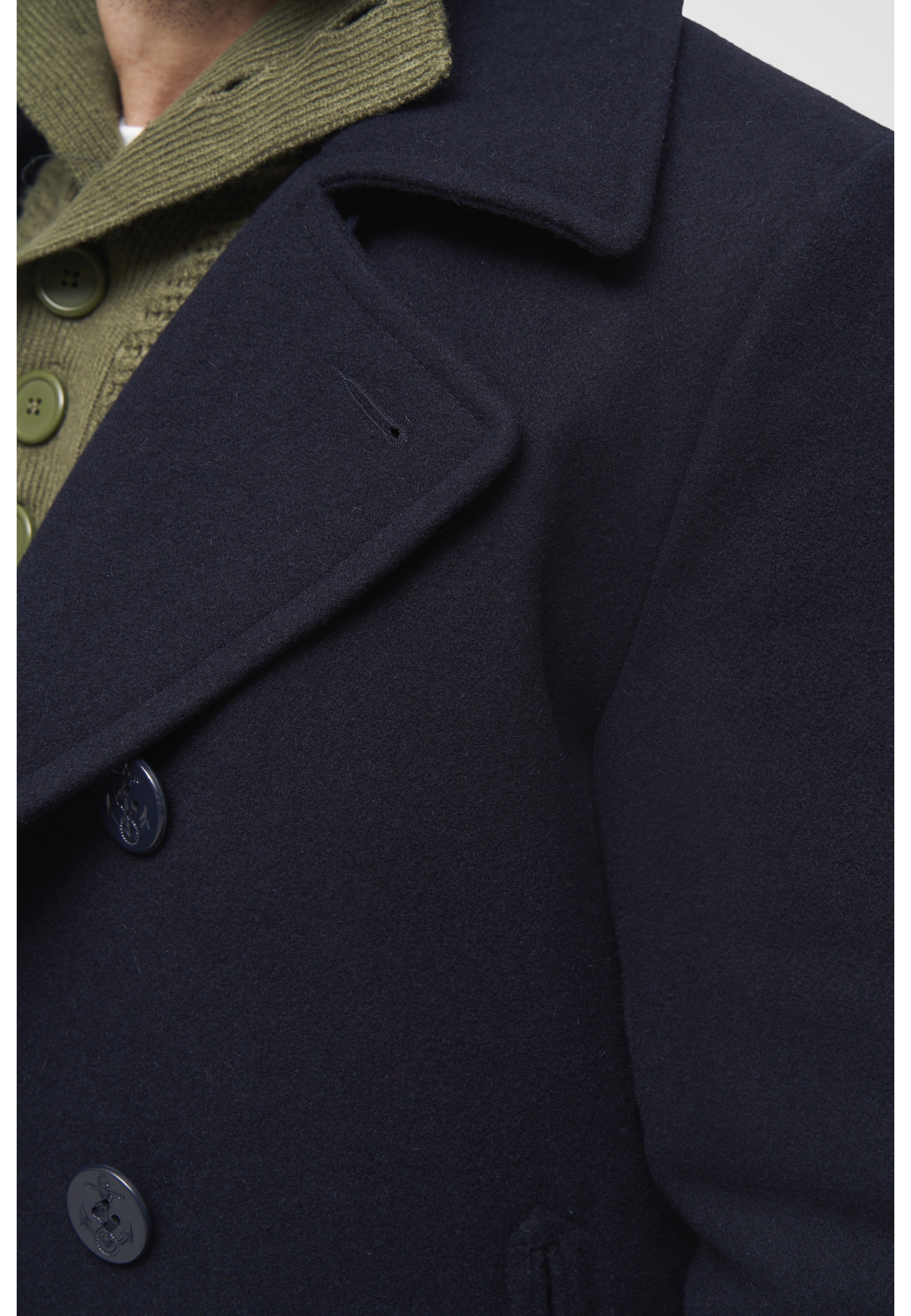 Brandit Wintermantel »Brandit Herren Pea Coat« 1 Stk. tlg. ohne Kapuze