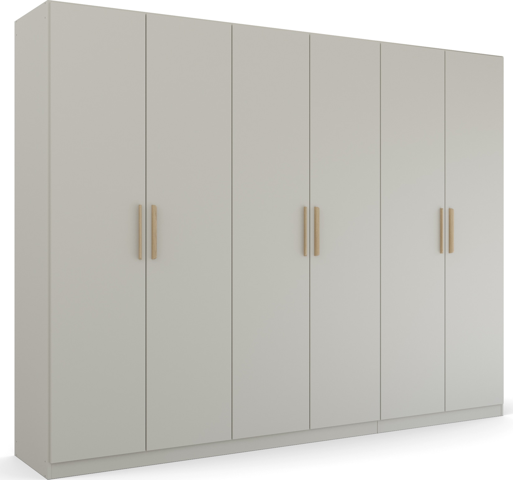 rauch Kleiderschrank "Drehtürenschrank Schrank Garderobe Ankleide SKANDI BY QUADRA SPIN" Breiten: 181/226/271 cm, Höhe 210 cm, im Landhaus-Stil mit Massivholzgriffen aus Wildeiche