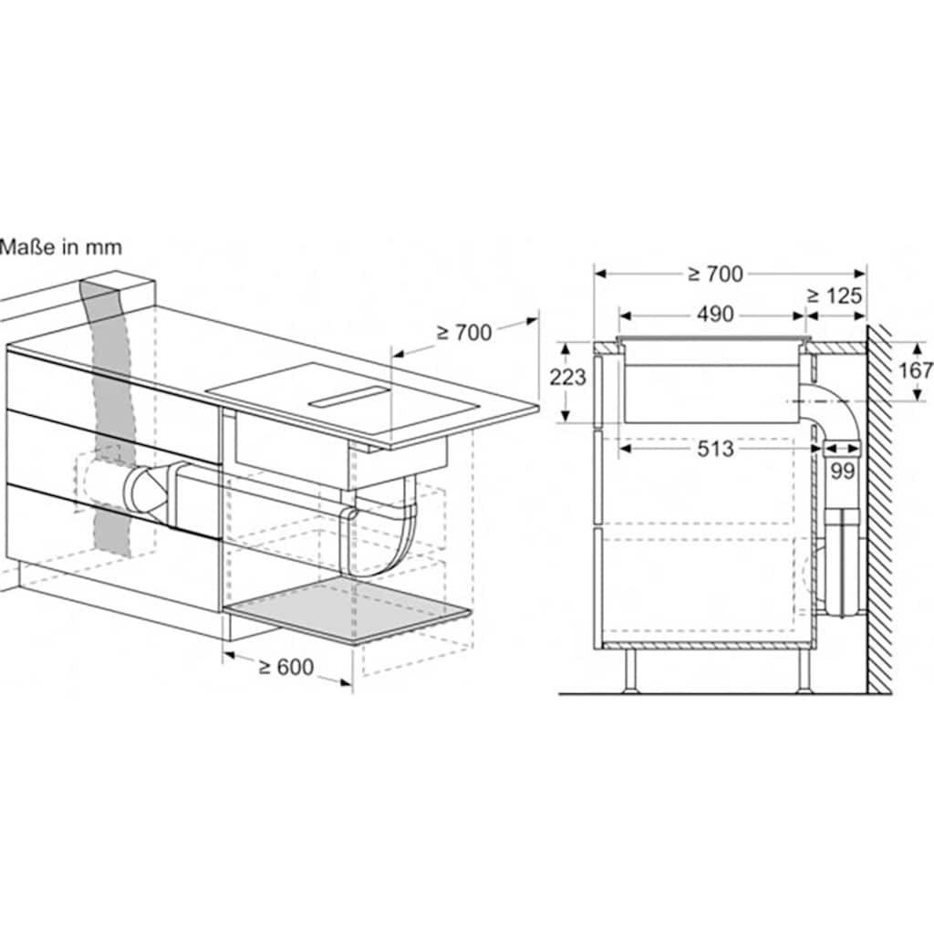 Constructa Backofen-Set »CX5PM801«, CX5PM801, mit Teleskopauszug nachrüstbar, Pyrolyse-Selbstreinigung