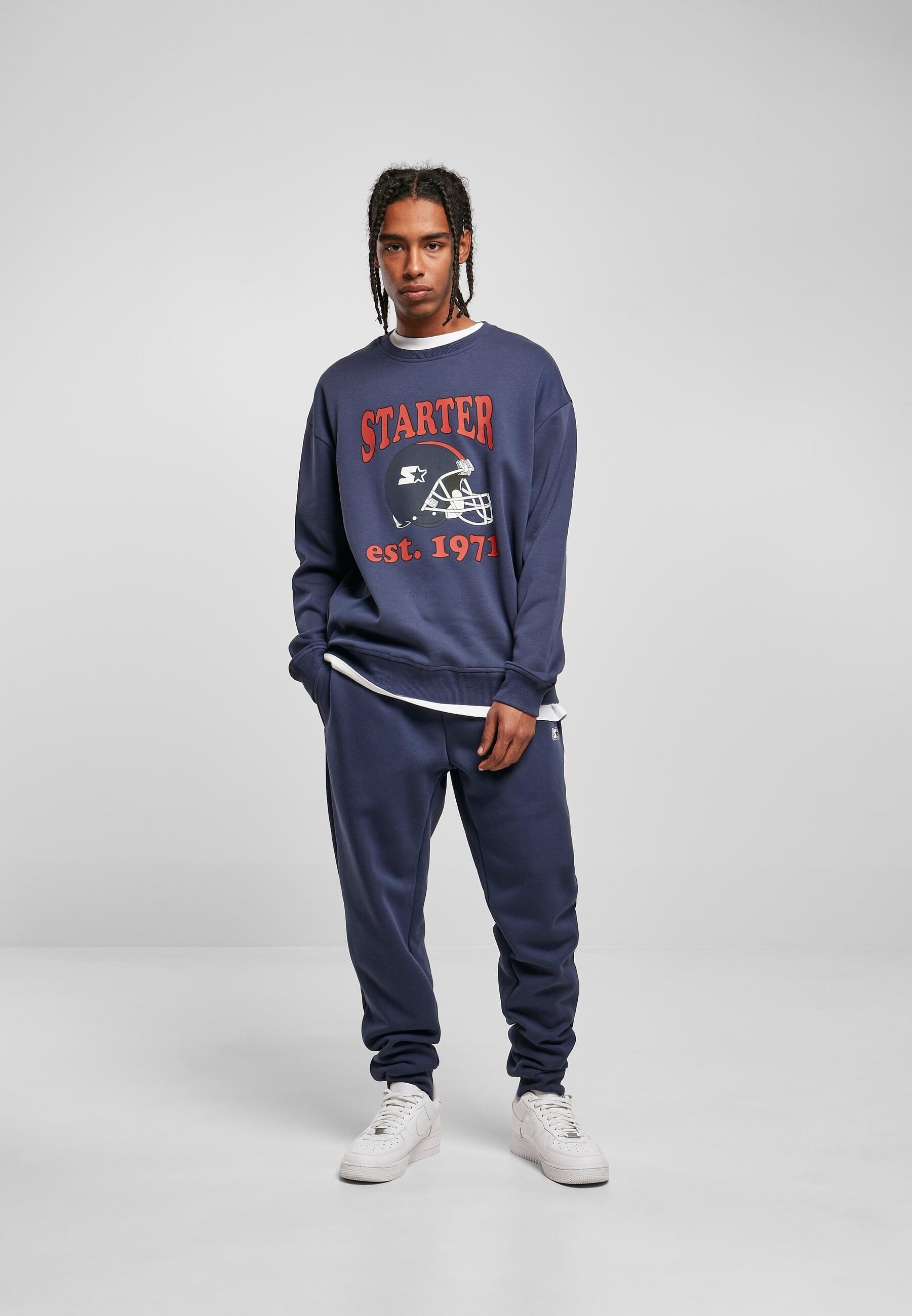 Starter Black Label Rundhalspullover »Starter Black Label Herren Starter Football Crewneck«, (1 tlg.)