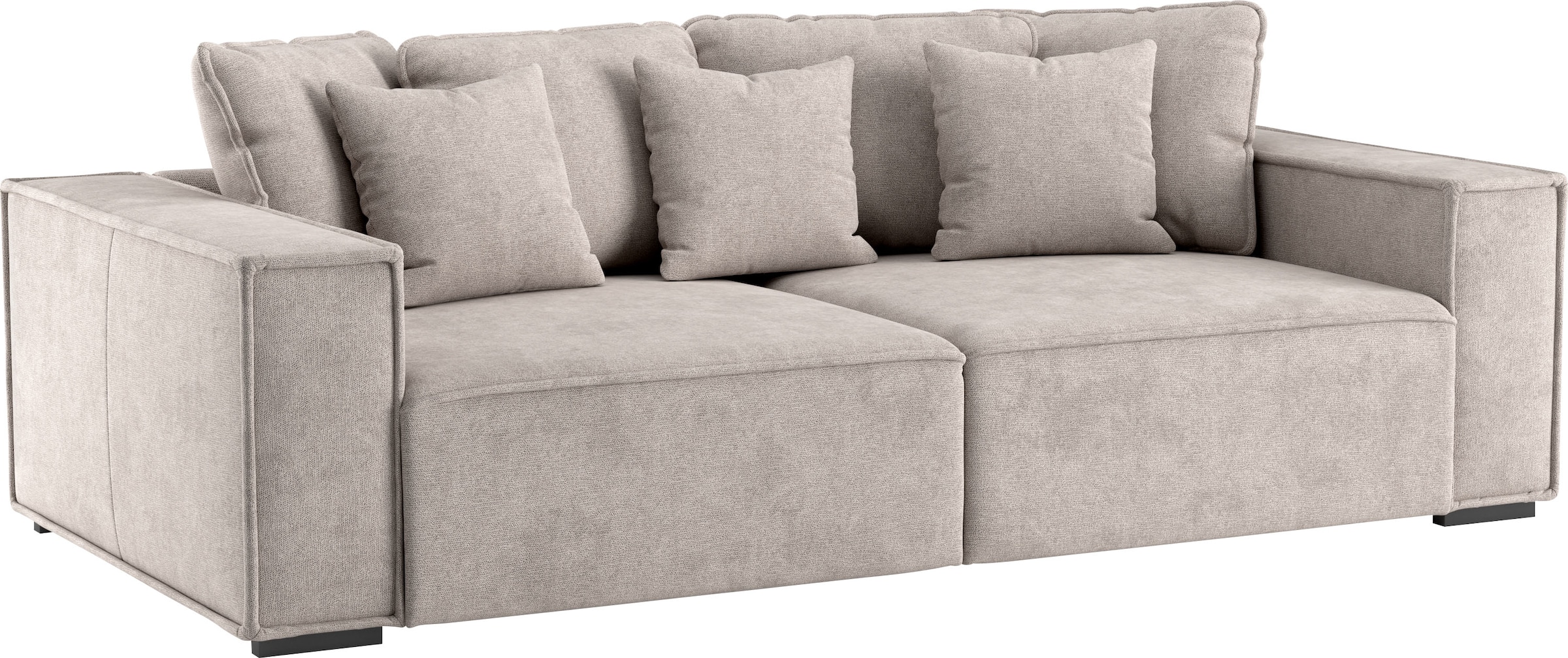 INOSIGN Big-Sofa »Surf«, mit 7 Kissen, gemütlicher Sitzkomfort