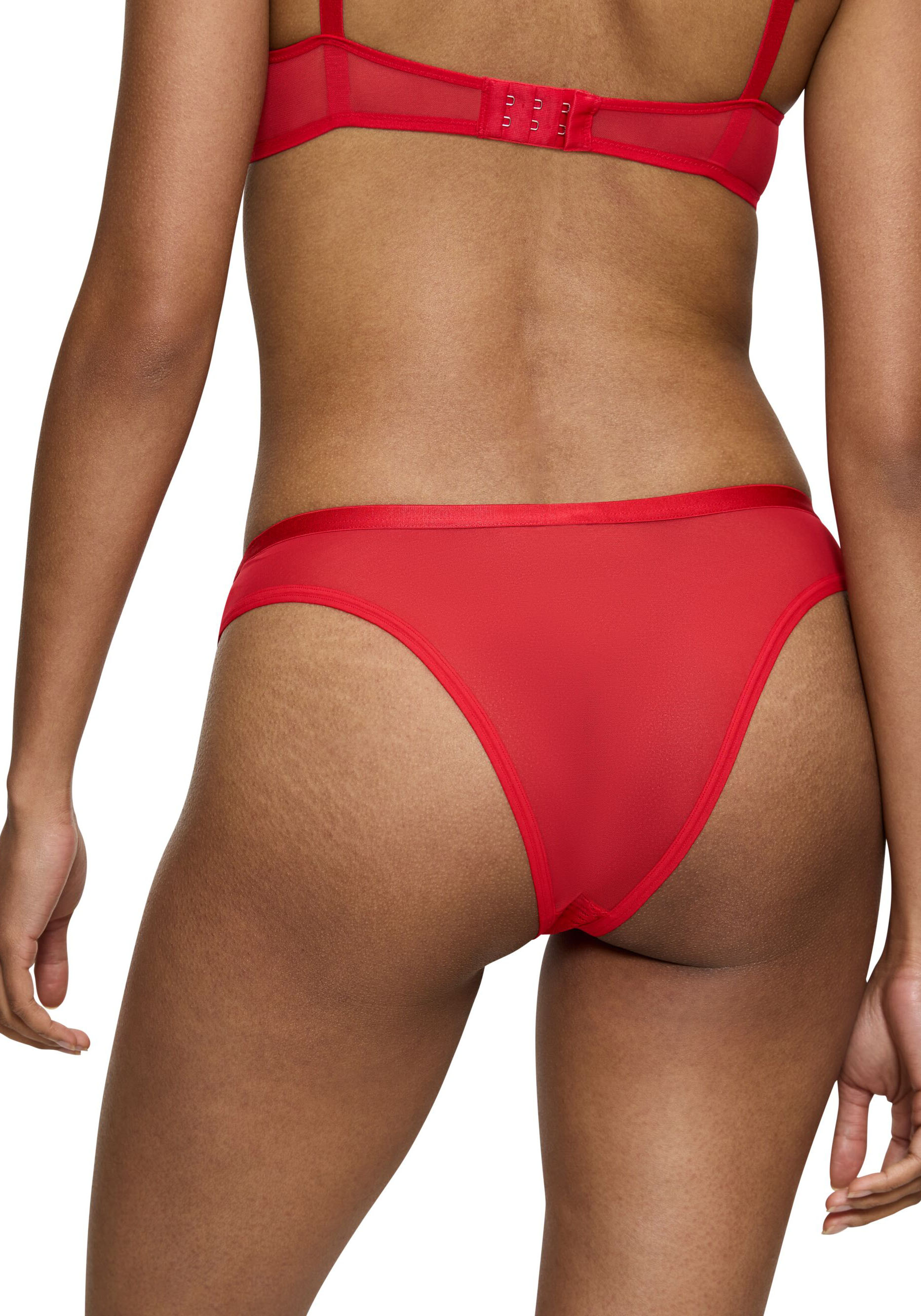 Thumbnail - Triumph Brasilslip "Delightful Spotlight" Spitze, hoher Beinausschnitt, glatte Netzpartien, elastisch