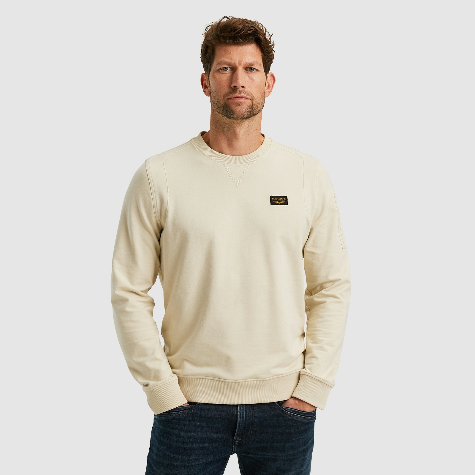 PME-Legend Herren Sweatshirt CREWNECK AMERICAN CLASSIC - Regular Fit günstig online kaufen