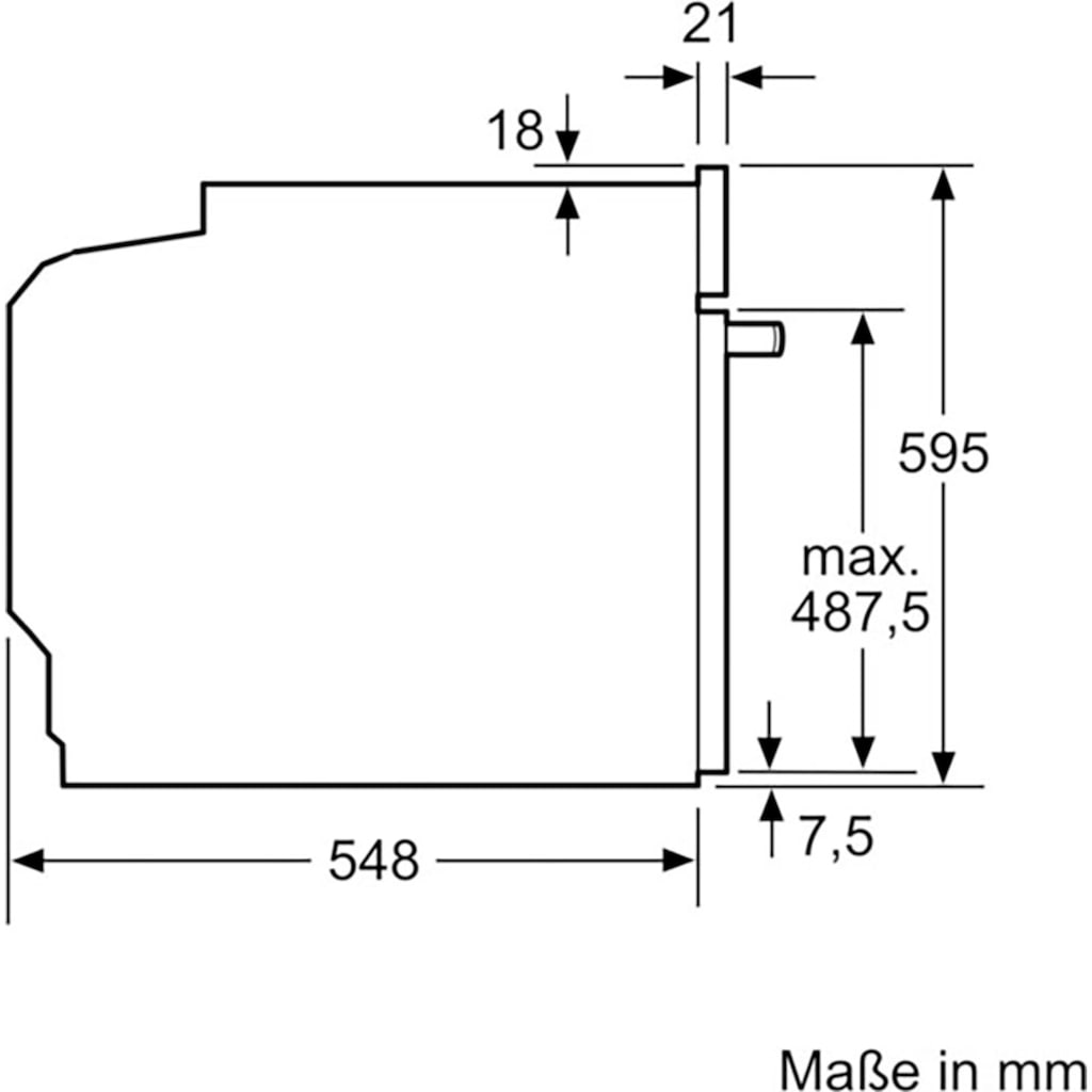 NEFF Einbaubackofen »B64CS71N0«, N 90, B64CS71N0, mit Teleskopauszug nachrüstbar, Hydrolyse