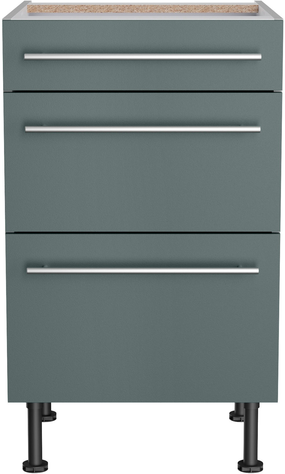 KOCHSTATION Unterschrank "KS-Bern2", Breite 50 cm, 1 Schubkasten, 2 Auszüge günstig online kaufen