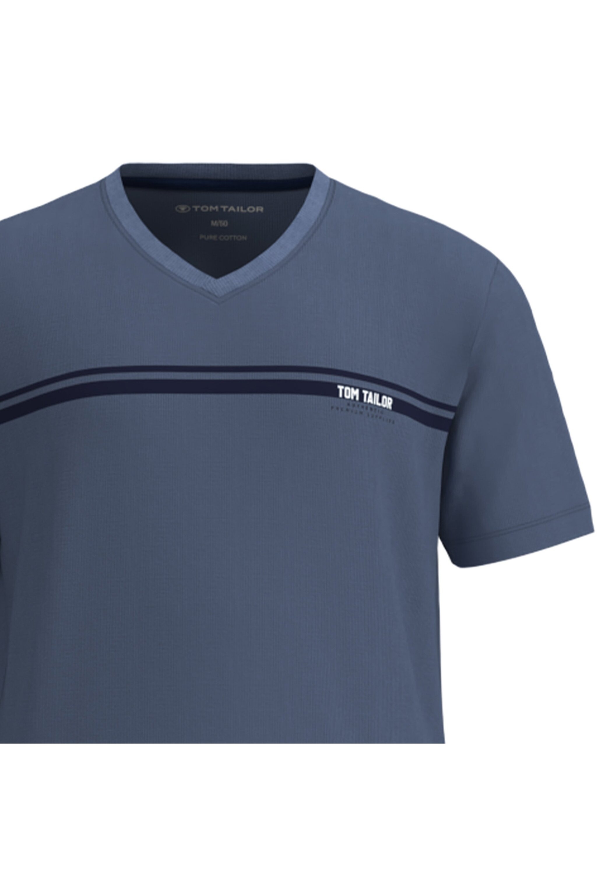 Thumbnail - TOM TAILOR Schlafanzug "Pyjama Shorty V-Ausschnitt"