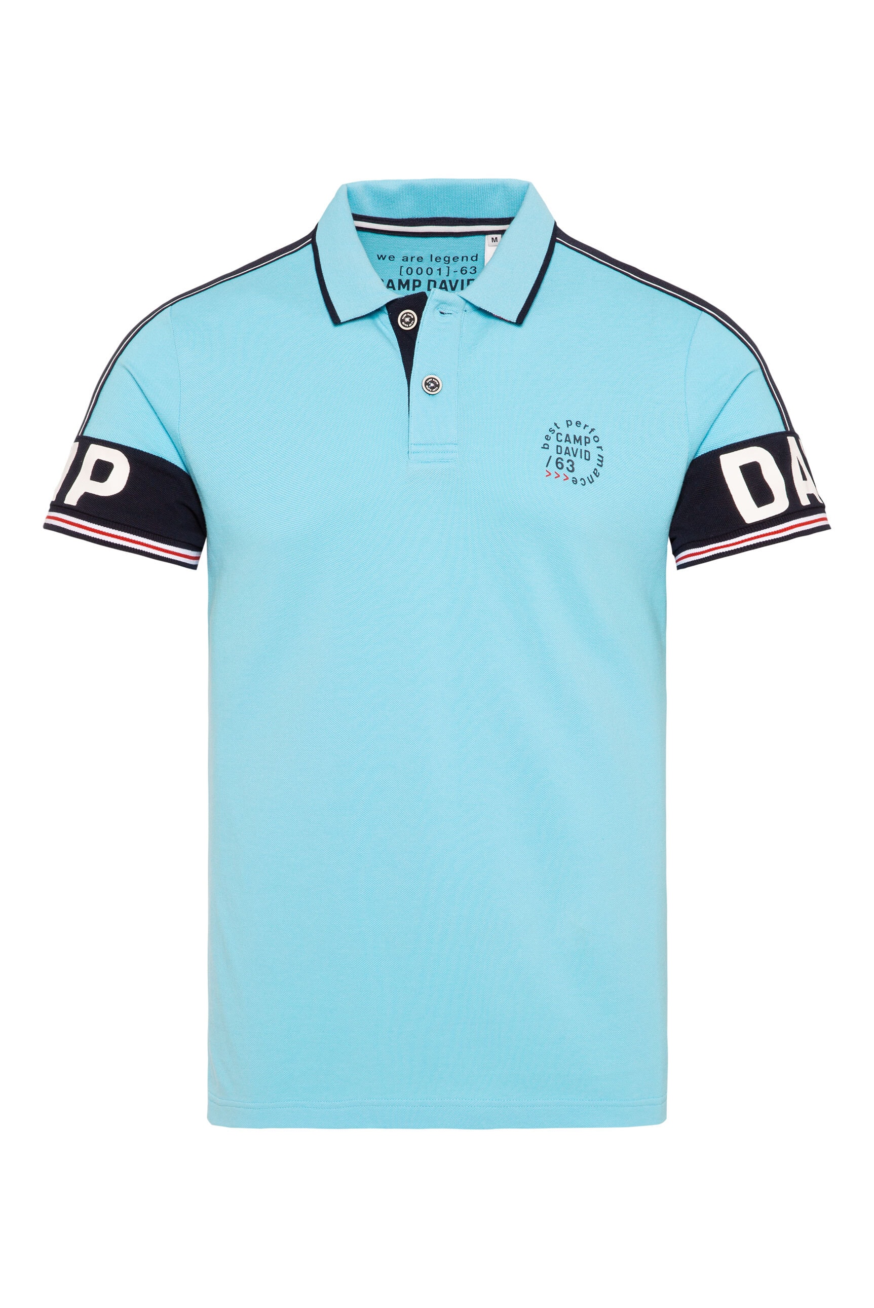 CAMP DAVID Poloshirt, aus Baumwolle