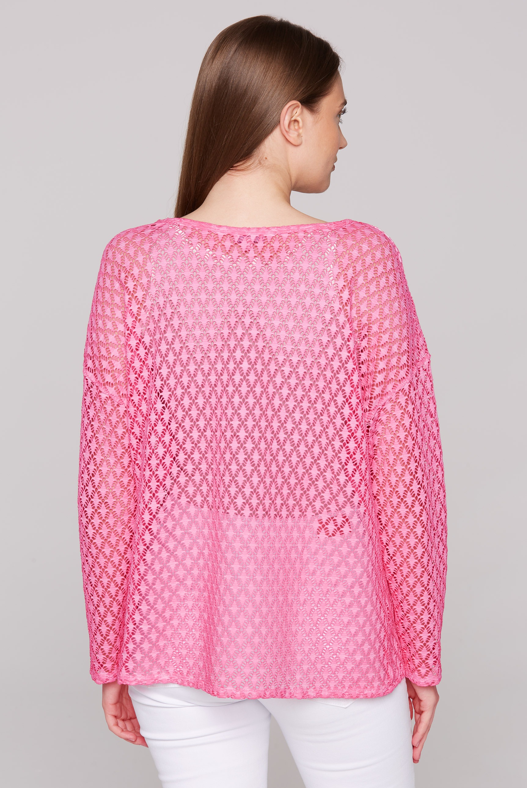 SOCCX Langarmshirt, mit Lochmuster