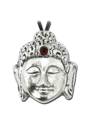 Amulett »Amulett Anhänger Indische Symbole mit Swarovski-Kristall Buddha«