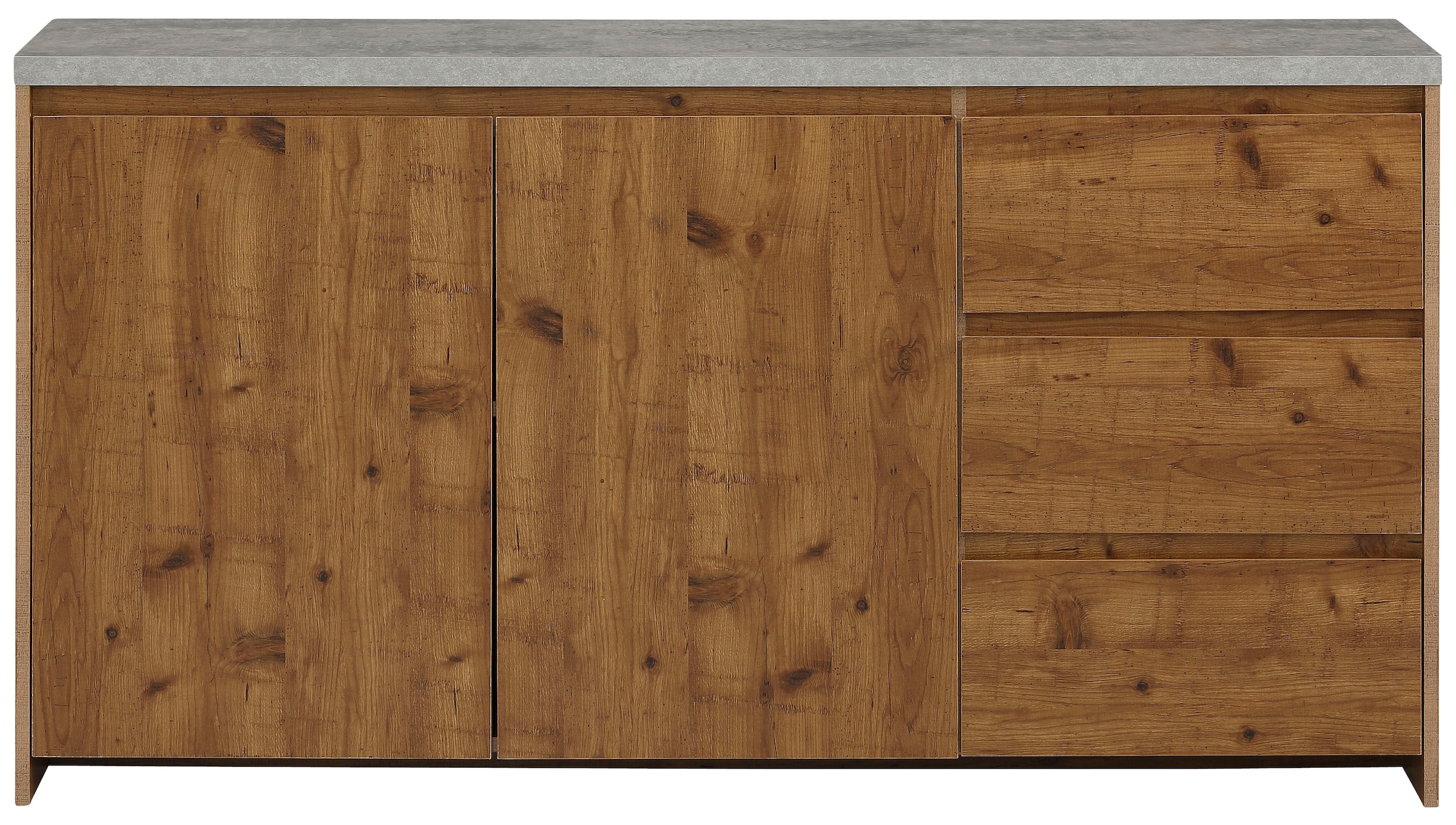 Home affaire Sideboard »Maribo«, Kommode im modernen Landhaus-Stil, mit Betontopplatte, Breite 150 cm