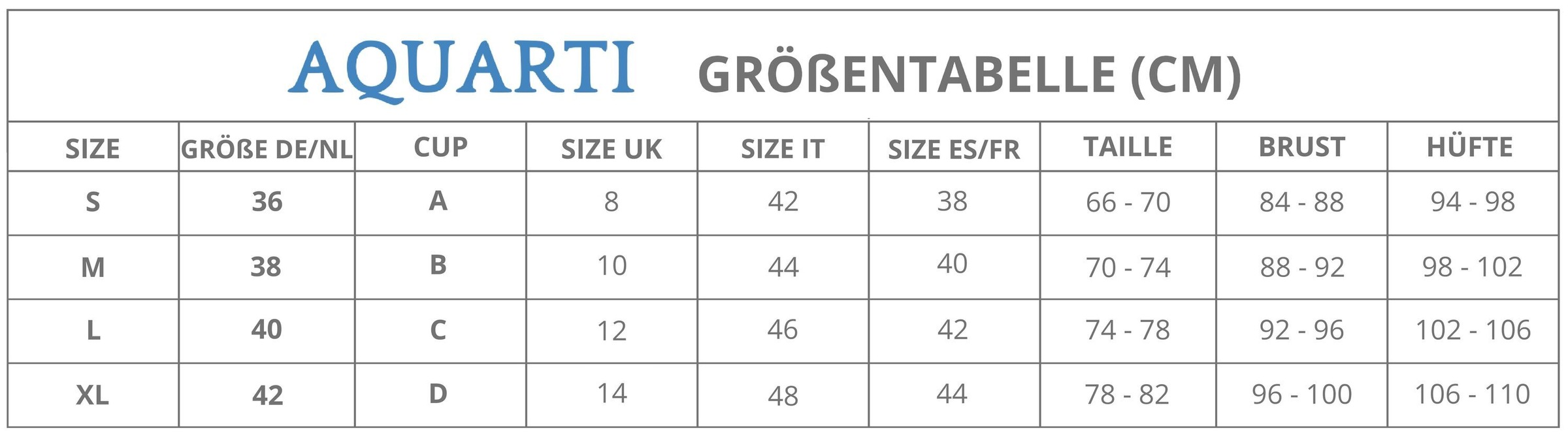 AQUARTI Triangel-Bikini-Top "Bikini Oberteil Damen Bikini Top Oberteil Tria günstig online kaufen