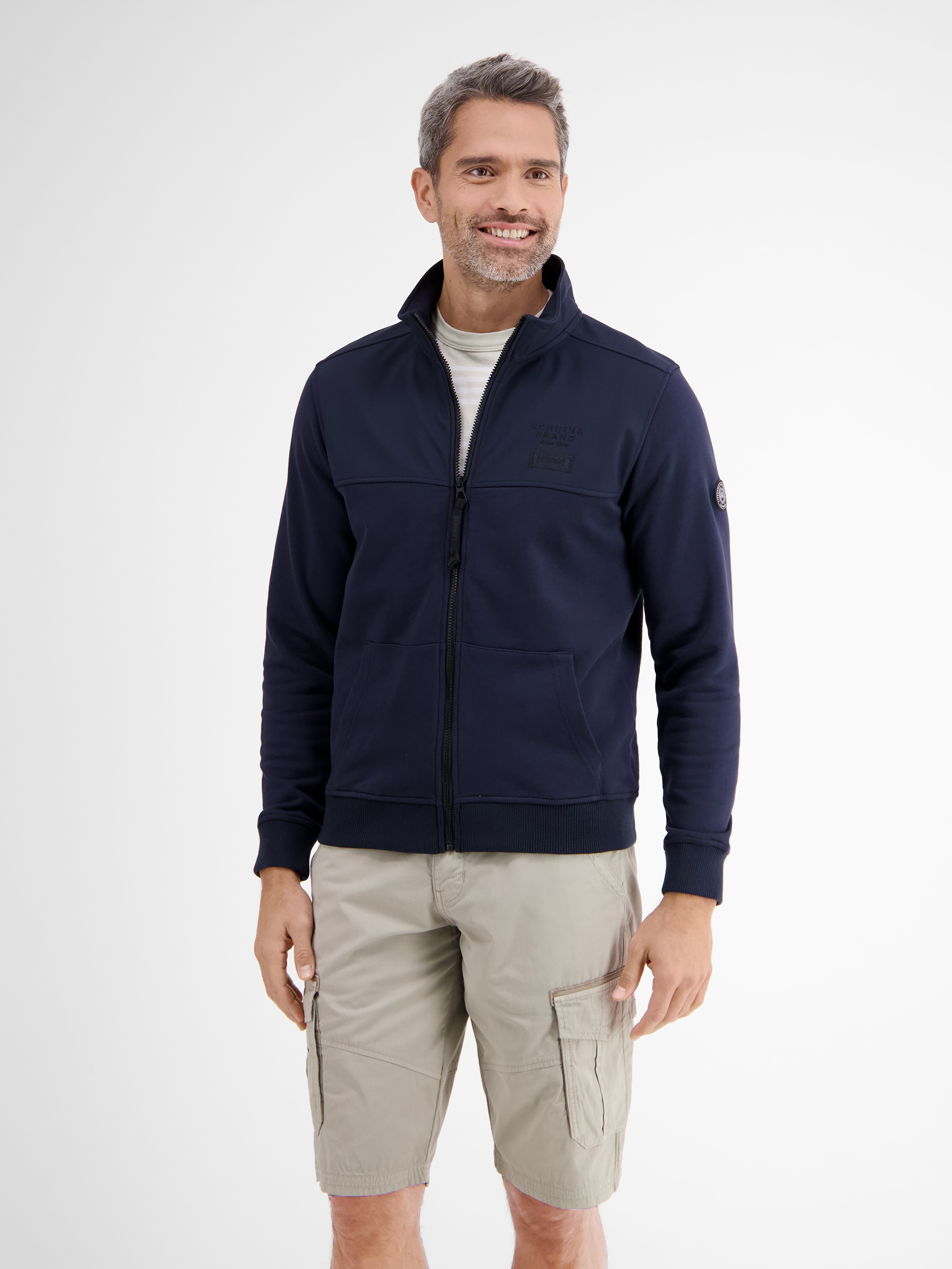 Sweatjacke »LERROS Sweatjacke mit Softshell-Elementen«