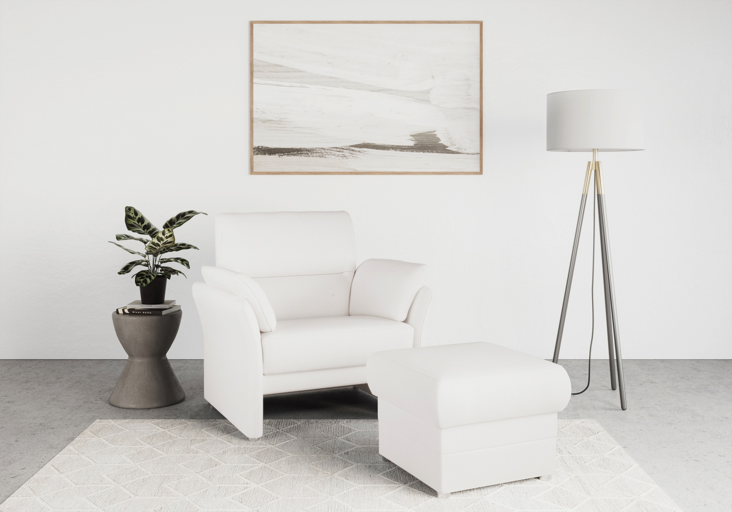 DOMO collection Sessel »Pina Cocktailsessel«, Passender Sessel zur Serie, mit Federkern