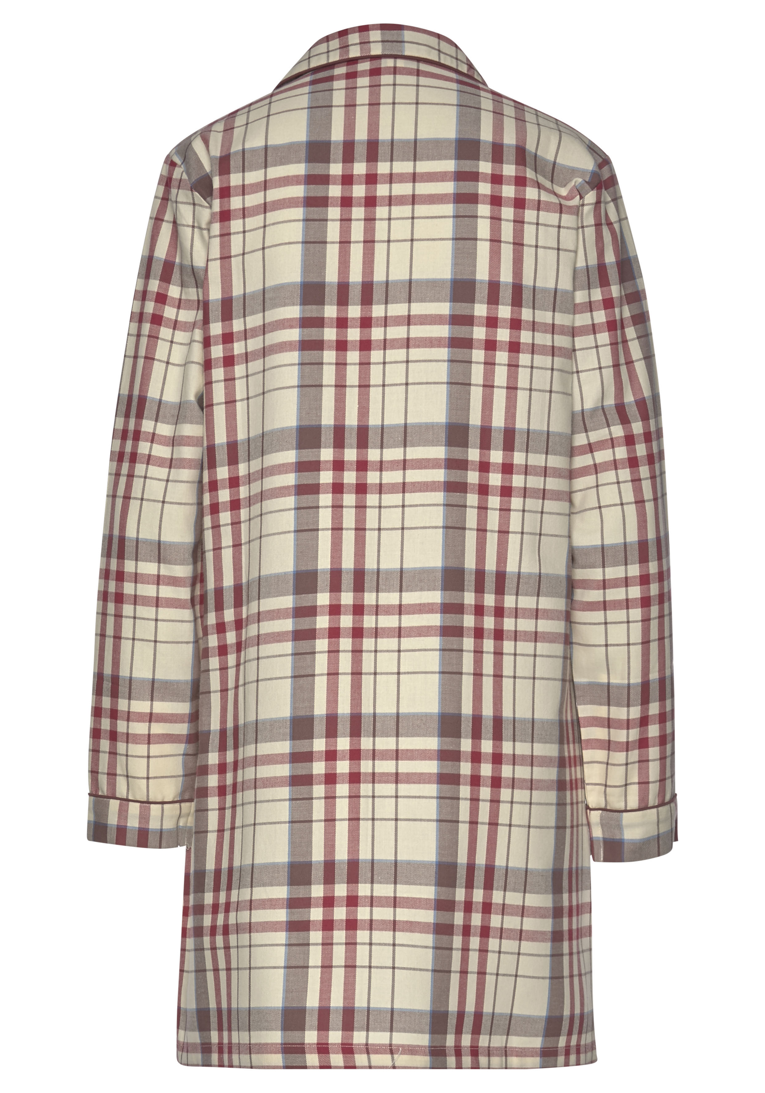 Thumbnail - H.I.S Nachthemd 1-teilig, Brusttasche aus Flanell im Karo-Design