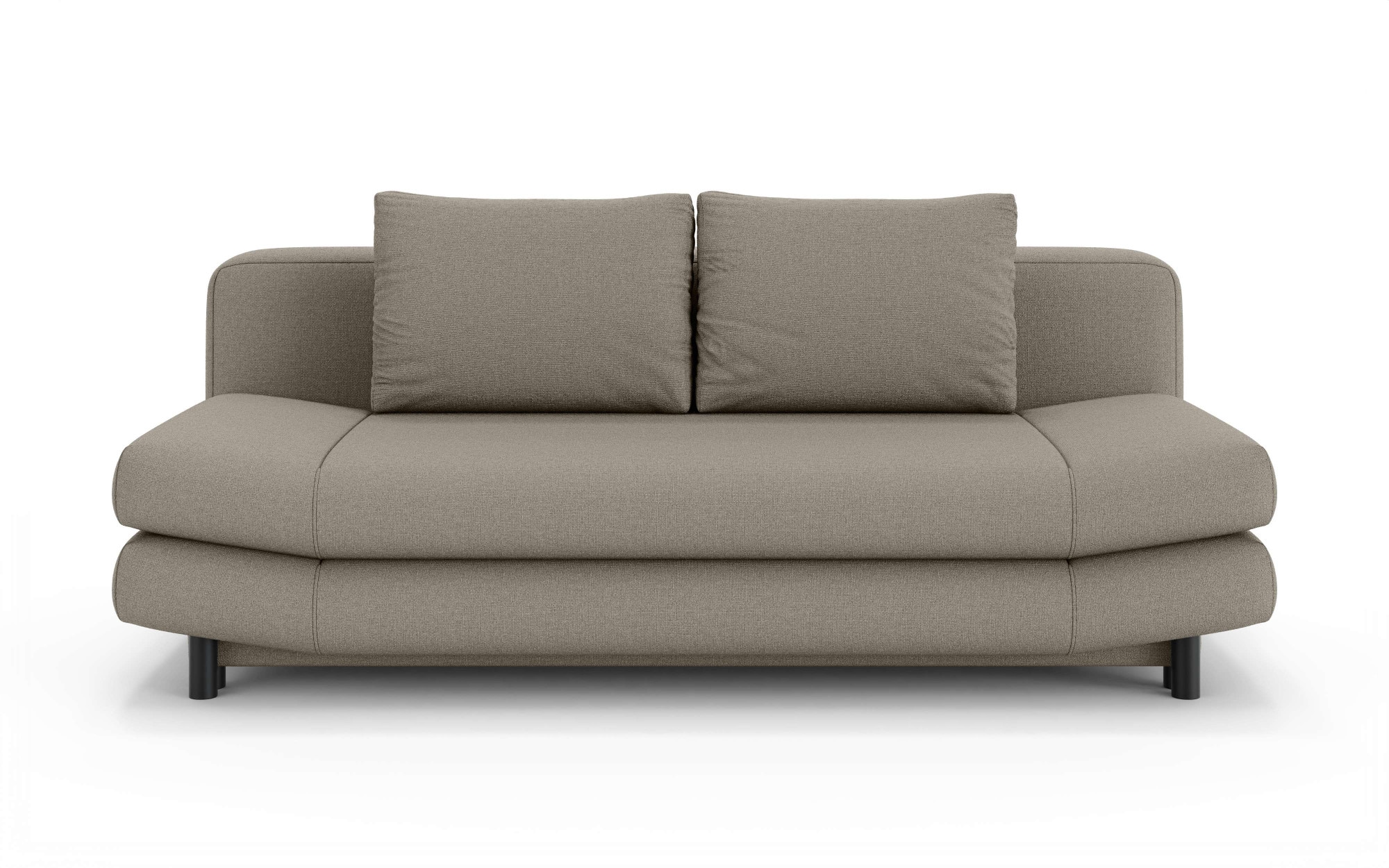 Home affaire 3-Sitzer »LENNARA Schlafsofa mit Bettkasten, Maße B/T/H: 209/96/86 cm«, Sofa mit Wellenunterfederung, hoher Sitzkomfort