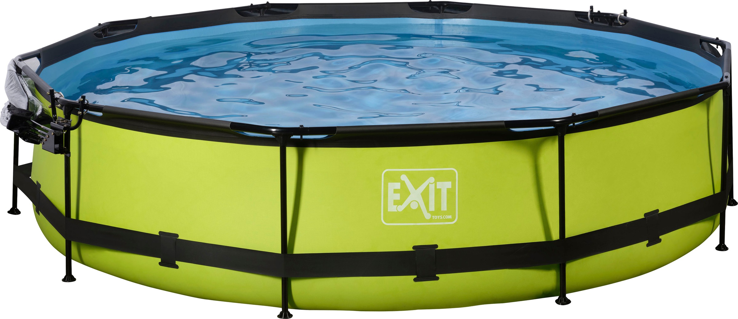 EXIT Framepool »Lime«, ØxH: 360x76 cm, mit Filterpumpe