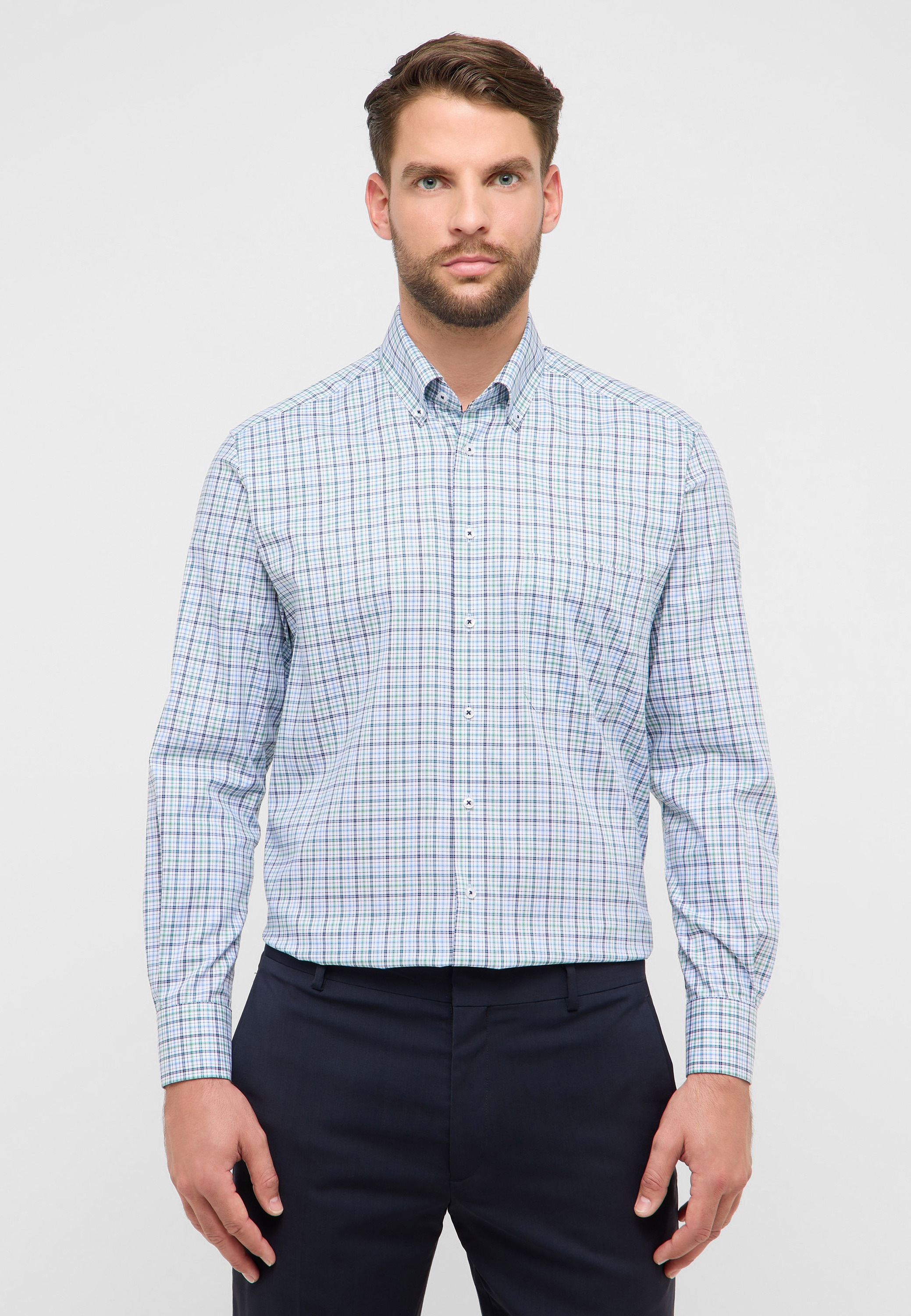 Eterna Langarmhemd "COMFORT FIT" NON IRON (bügelfrei) günstig online kaufen