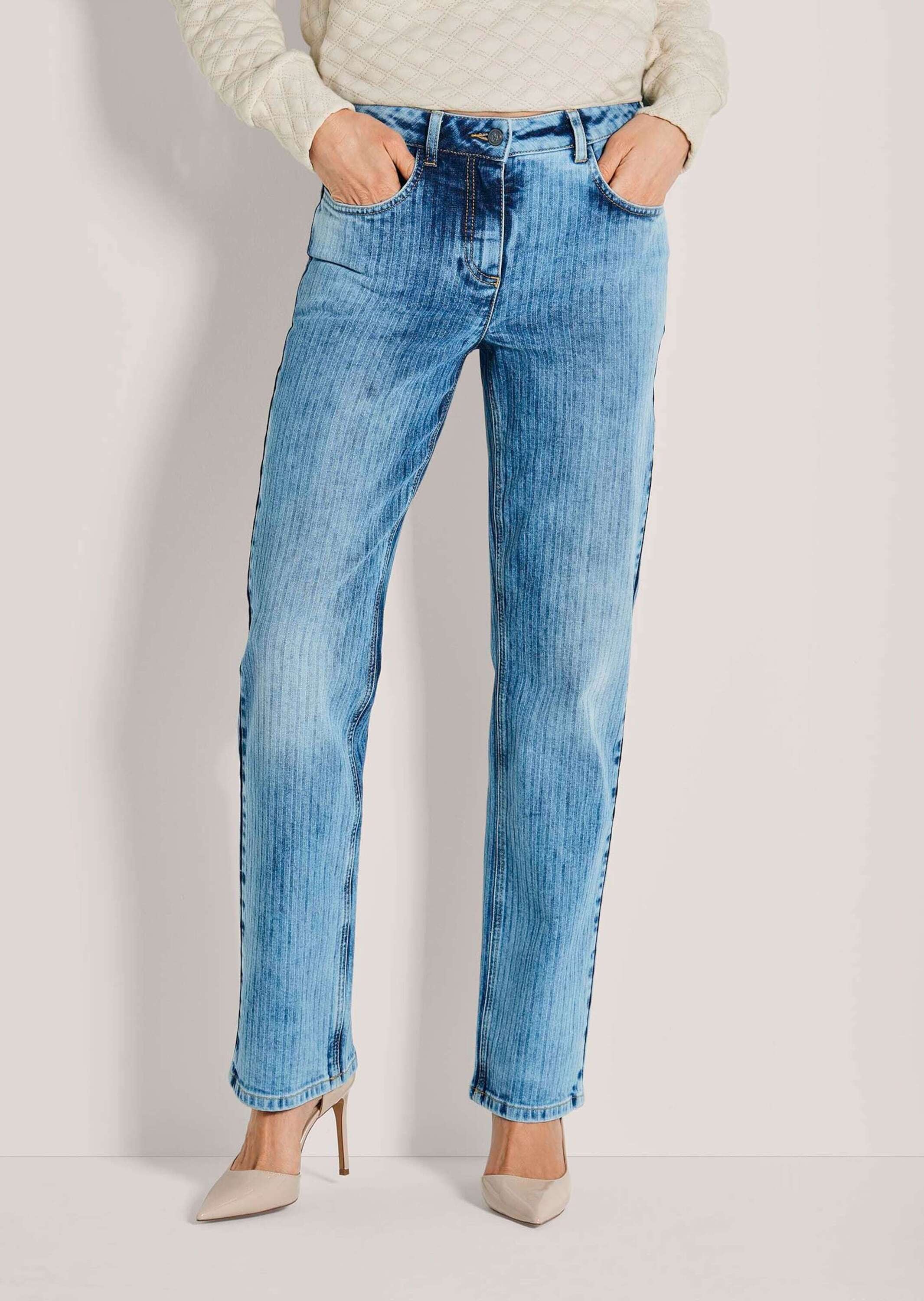 MADELEINE Regular-fit-Jeans »Jeans High Waist Five-Pocket-Jeans«