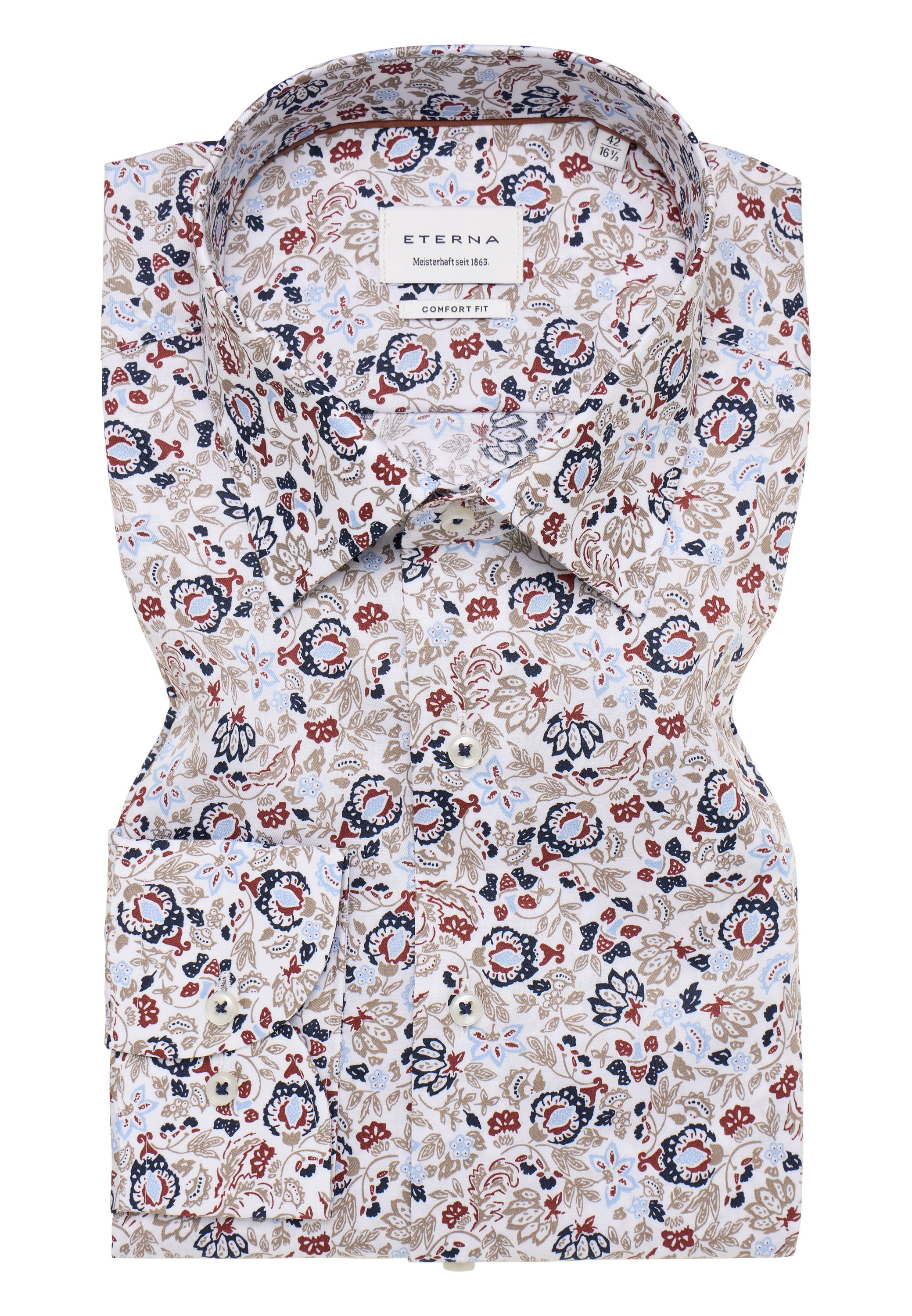 Eterna Langarmhemd »COMFORT FIT«, NON IRON (bügelfrei)