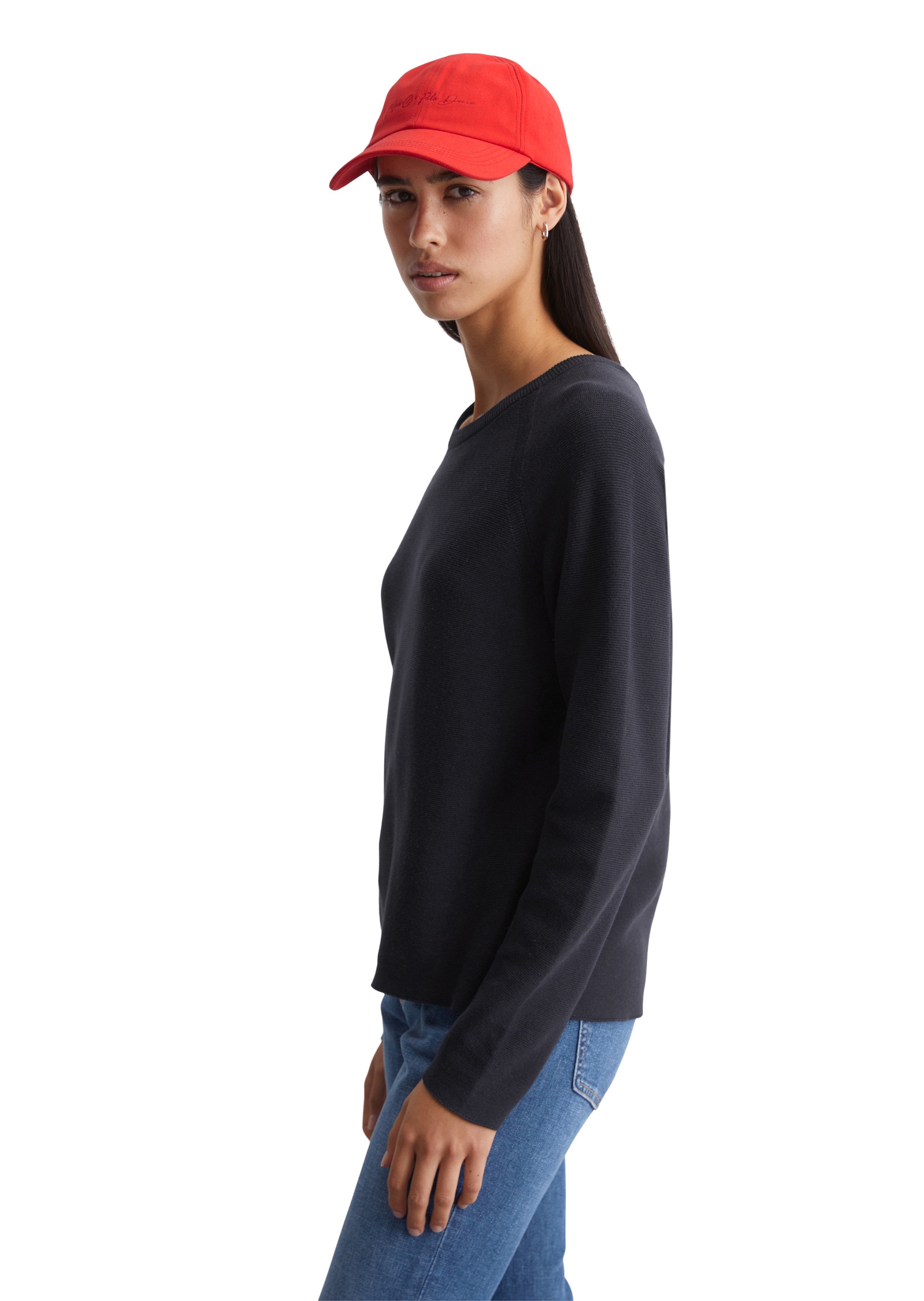 Marc OPolo DENIM Strickpullover "aus reinem Organic Cotton" günstig online kaufen