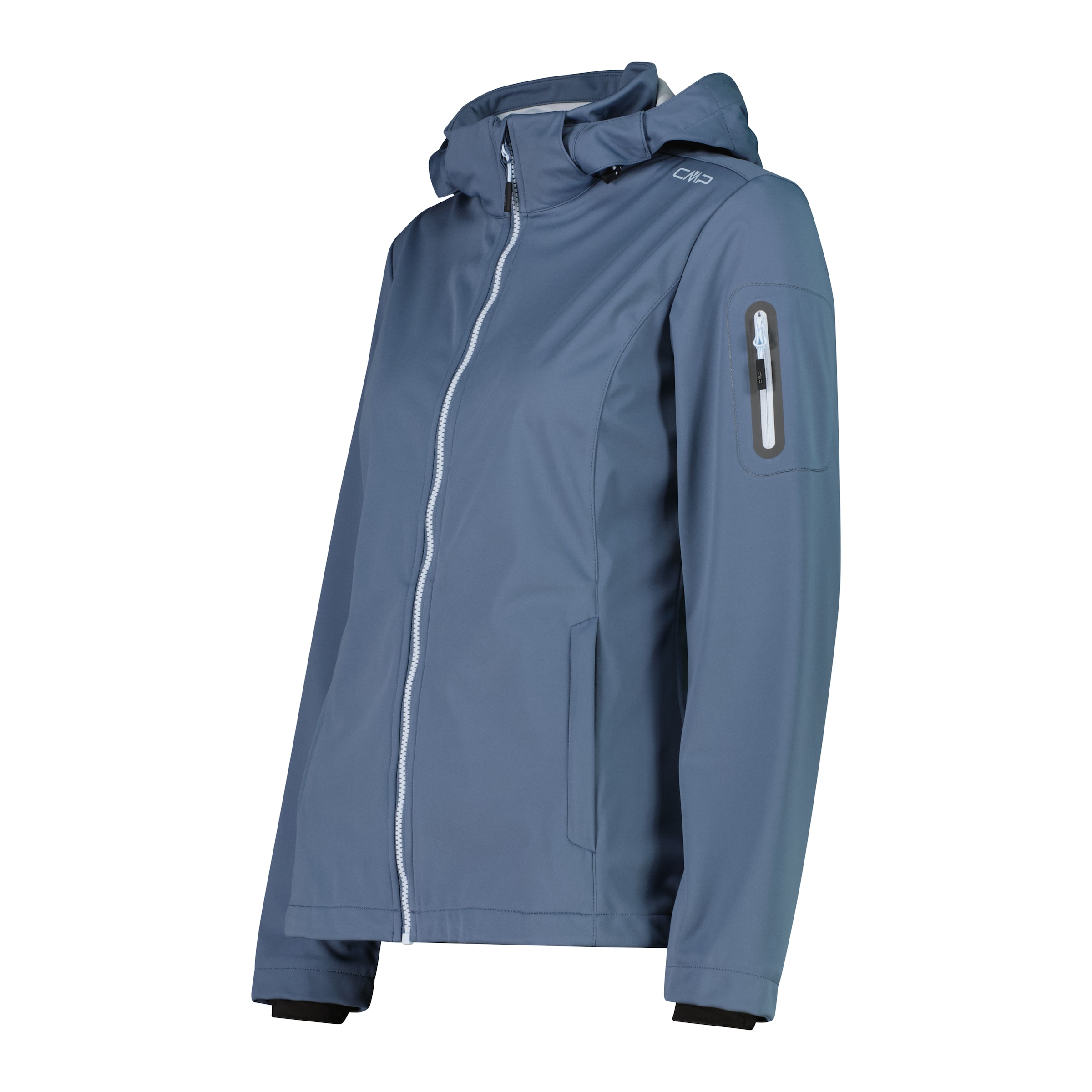 CMP Softshelljacke »WOMAN JACKET DET HOOD« mit Kapuze mit Kapuze, atmungsaktiv, windabweisend, wasserabweisend