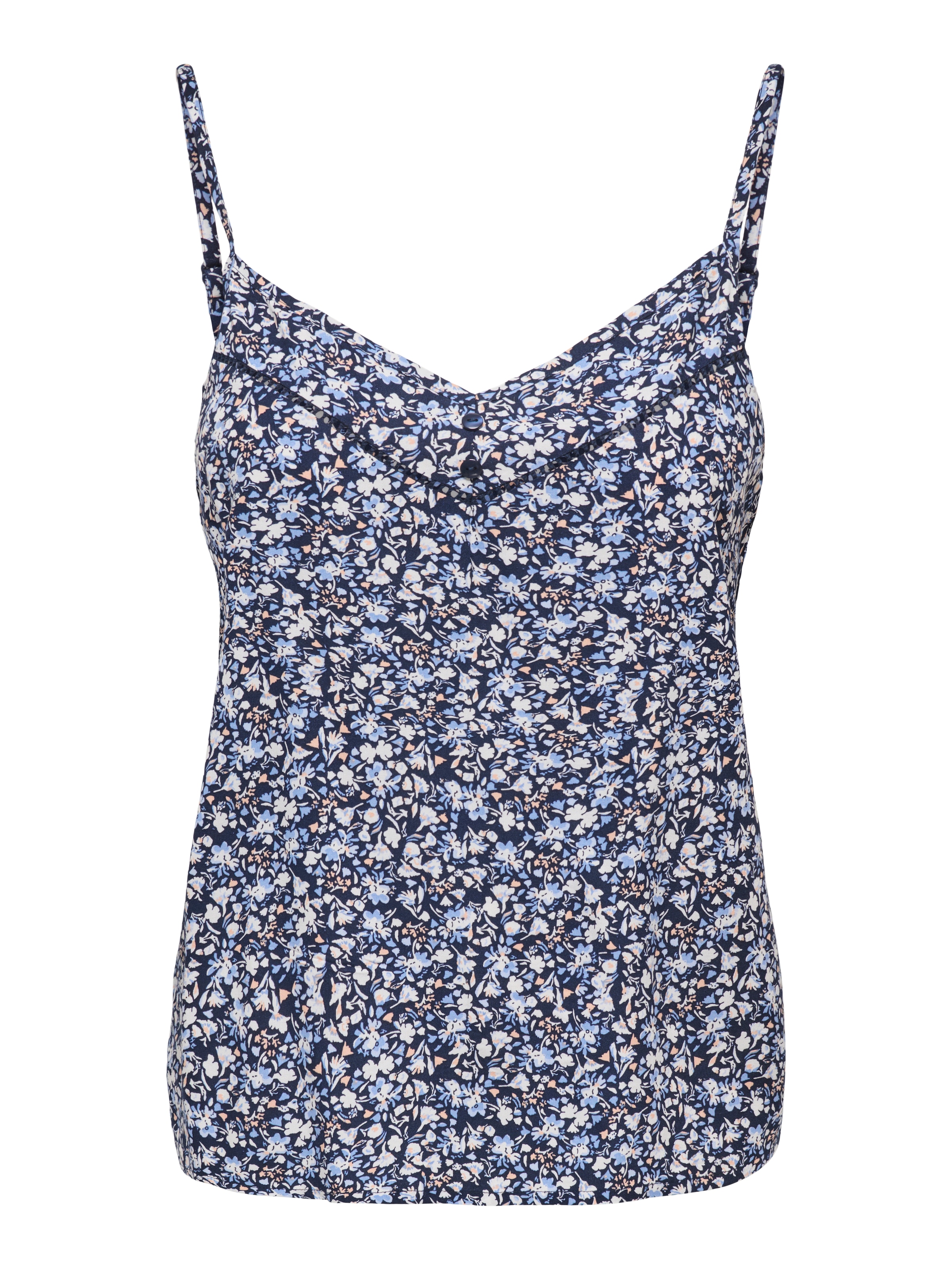 ONLY Spaghettitop "ONLNALA LIFE SINGLET WVN NOOS" Viskose, regular fit, V-A günstig online kaufen