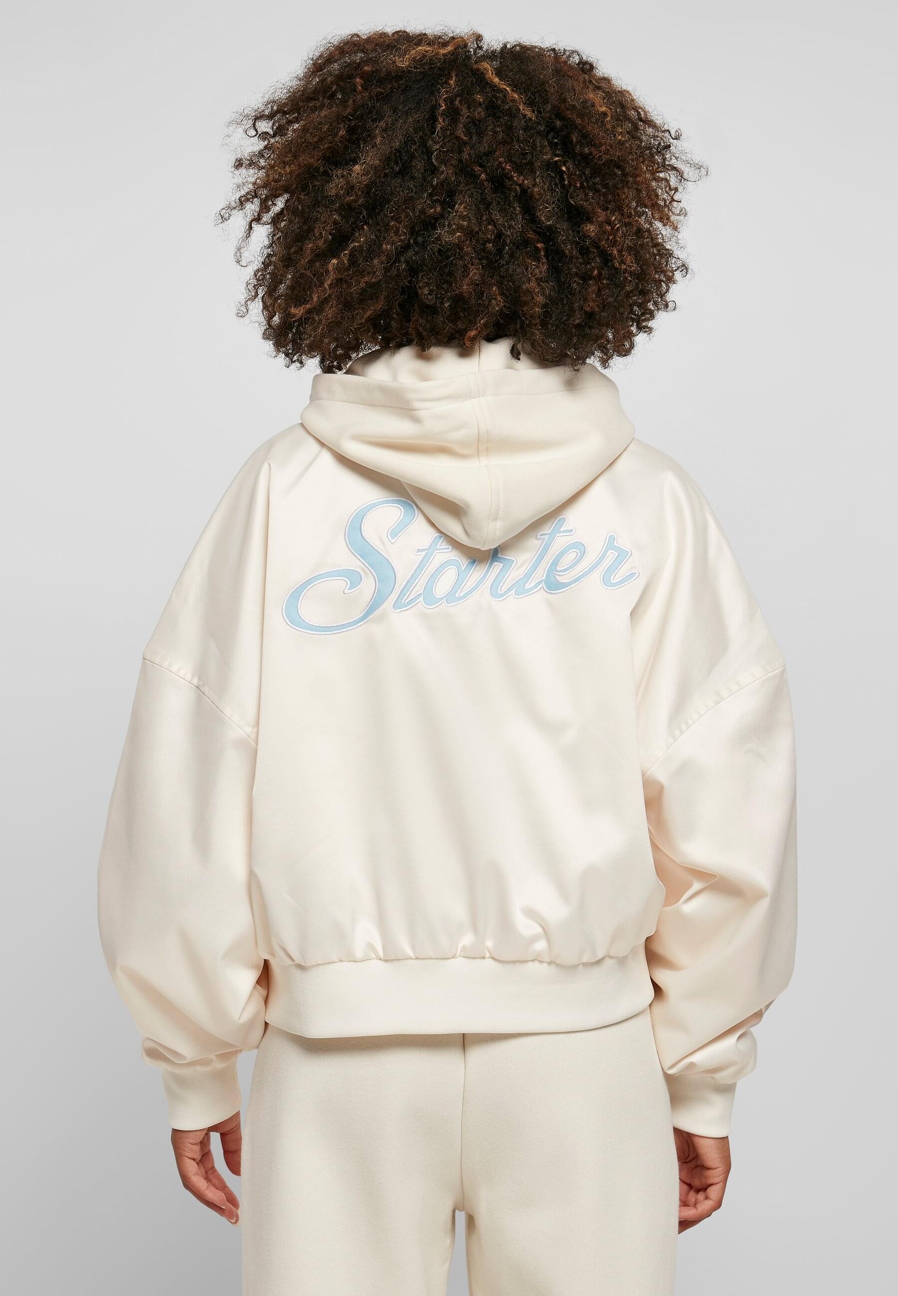 Starter Black Label Collegejacke »Starter Black Label Damen Ladies Starter Satin College Jacket«, (1 St.), mit Kapuze