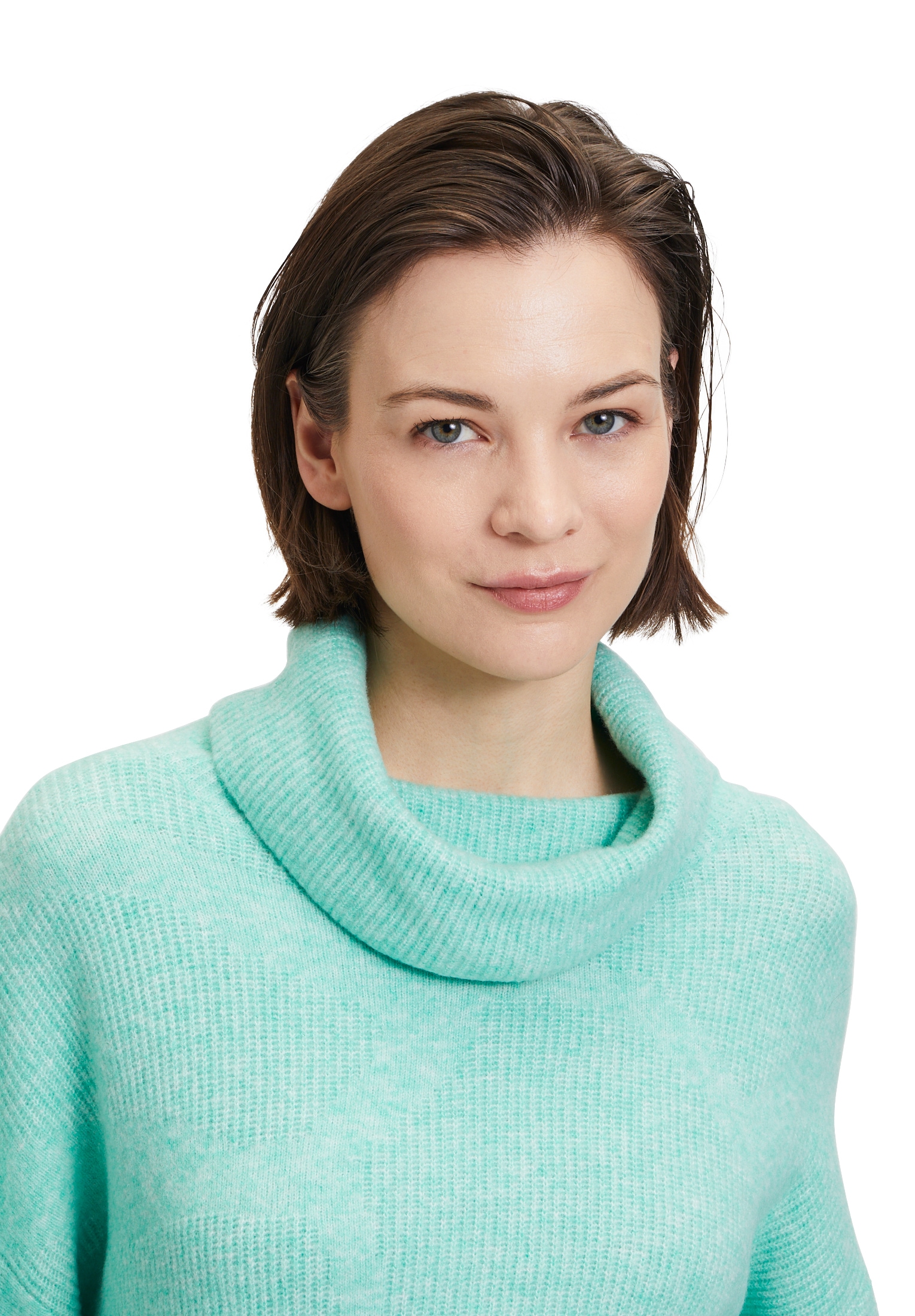 Betty&Co Strickpullover »Betty & Co Damen Strickpullover mit überschnittenen Ärmeln«, (1 tlg.), Rippbündchen