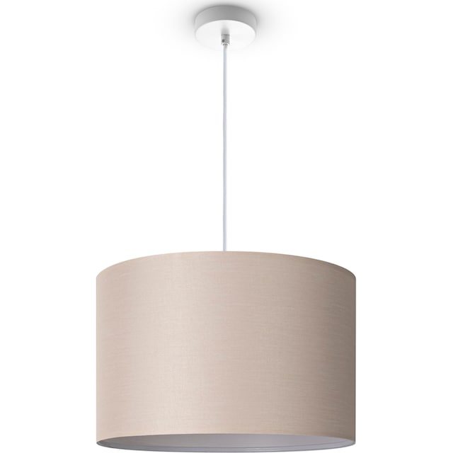 Paco Home Pendelleuchte »HUGO UNI COLOR«, 1 flammig-flammig, Deckenlampe  LED Wohnzimmer Und Schlafzimmer, Unifarben, Deko E27 | BAUR