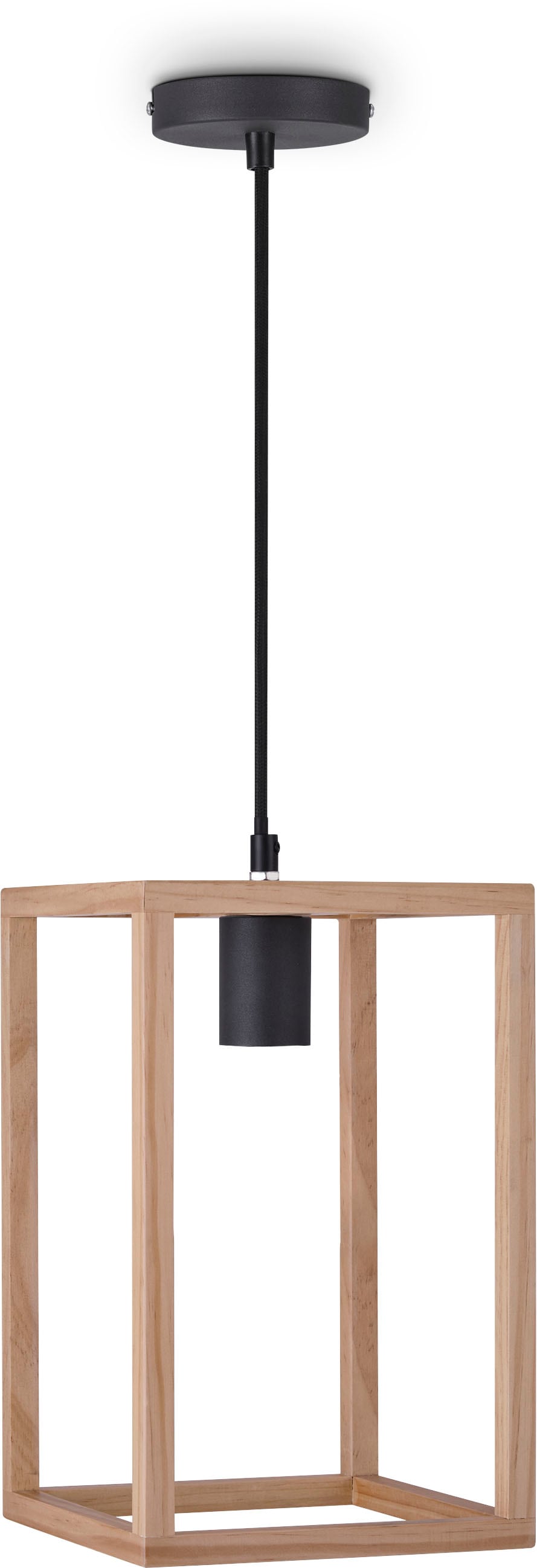 Paco Home Pendelleuchte »BJÖRN«, LED Esszimmer E27 | Holz Modern BAUR Wohnzimmer Einflammig Pendellampe