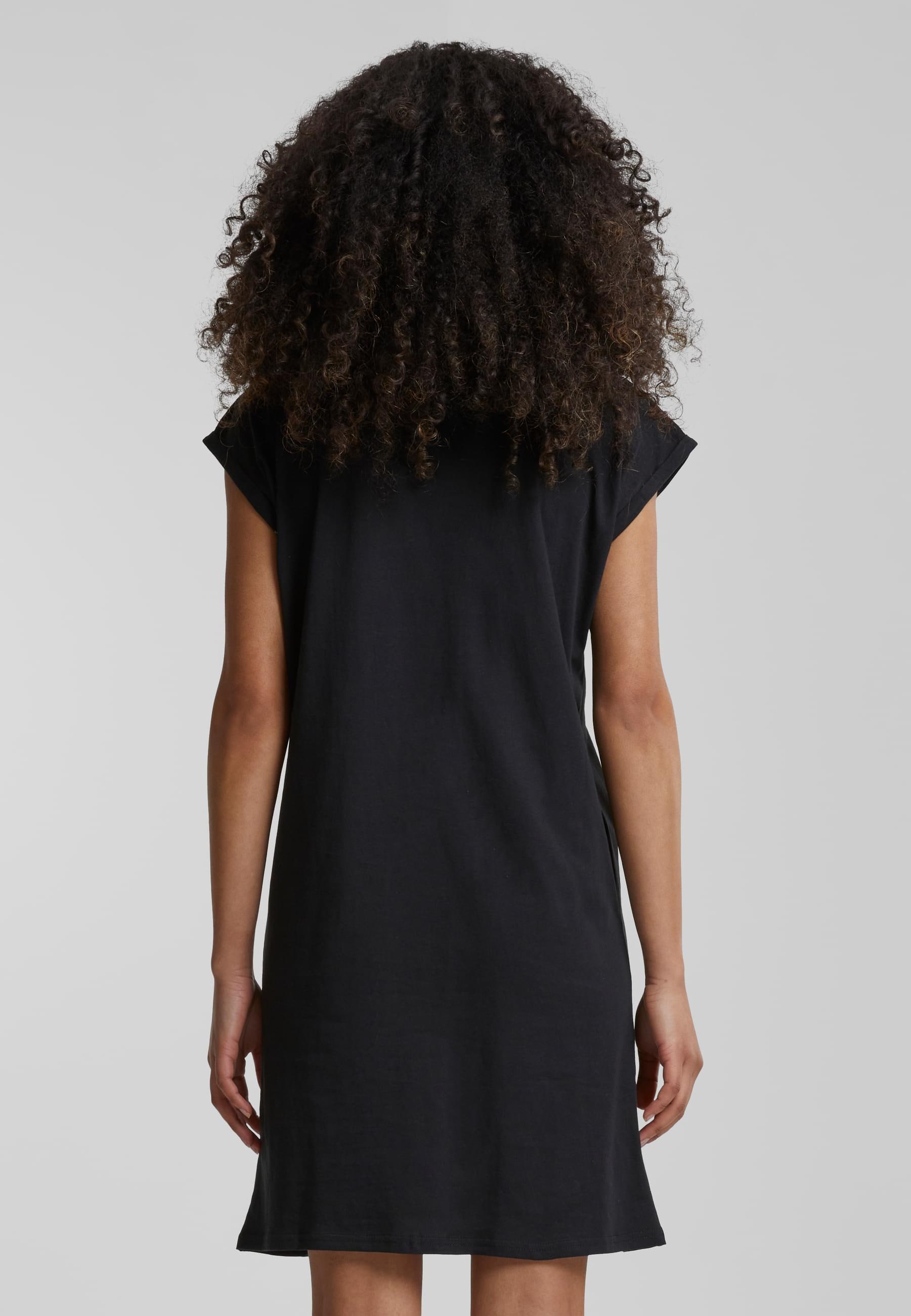 URBAN CLASSICS Shirtkleid »Urban Classics Damen Ladies Turtle Extended Shoulder Dress«, (1 tlg.)