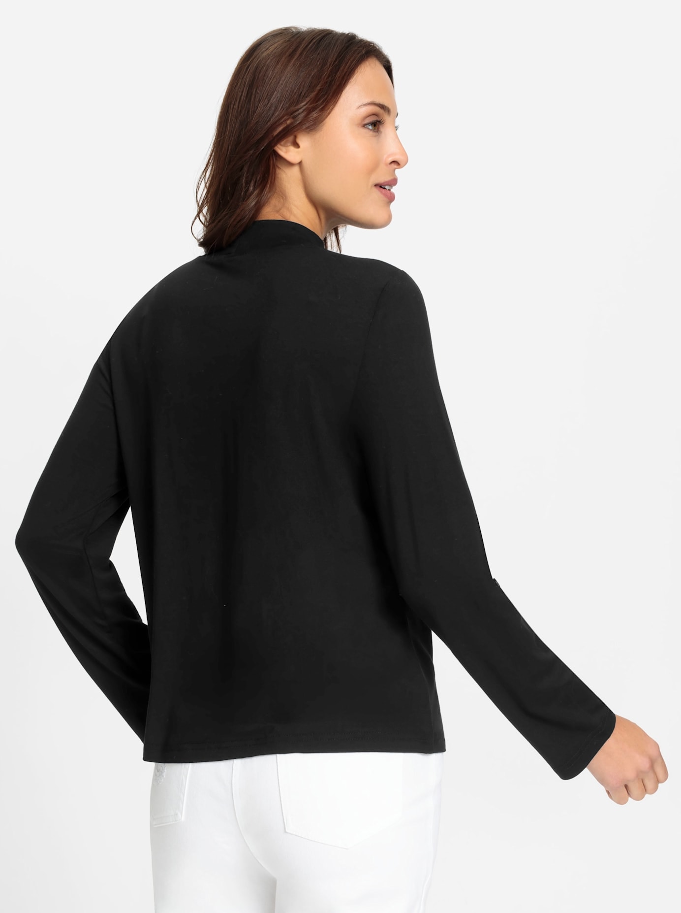 Inspirationen Stehkragenshirt »Stehkragen-Shirt«, (1 tlg.)