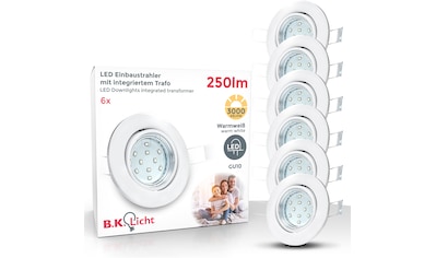 LED Einbauleuchte Home Einbaustrahler BAUR Spotlight »Rita«, Strahler | Schwenkbar Paco Flach LED dimmbar
