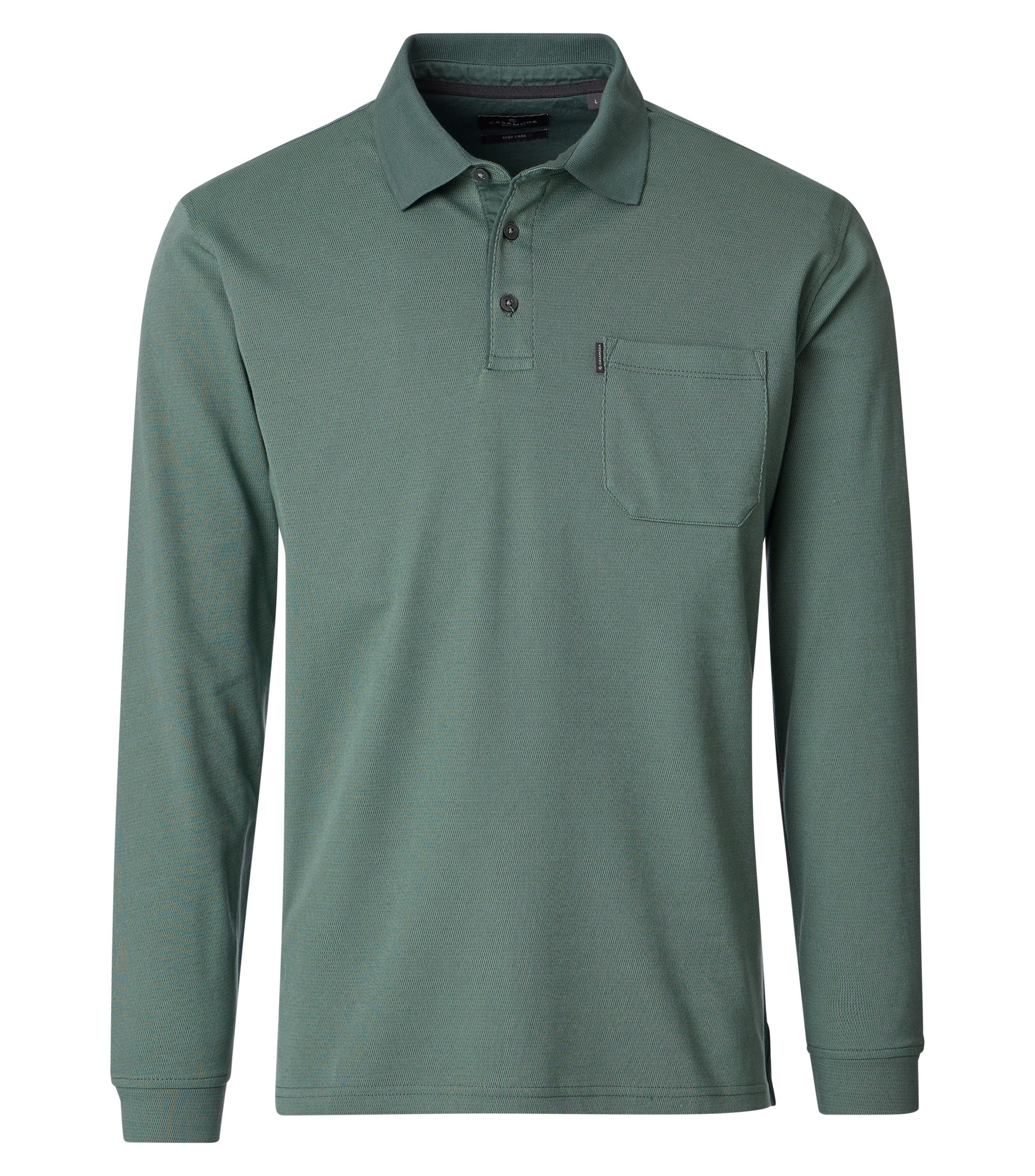 CASAMODA "CASAMODA Polo-Shirt Langarm uni"