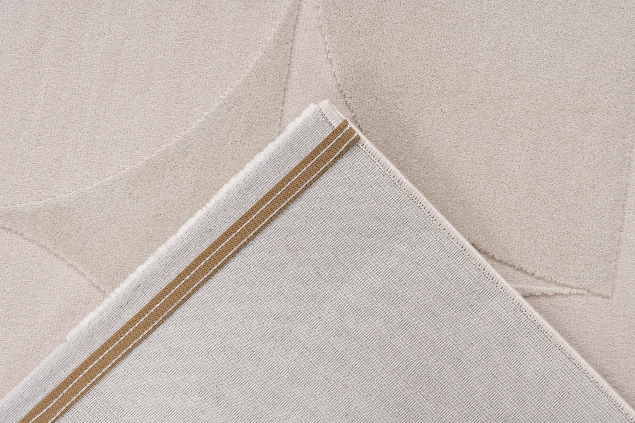 Kayoom Teppich »Stage 625« rechteckig 11 mm Höhe weicher Kurzflor, Hoch Tief Struktur, Wohnzimmer