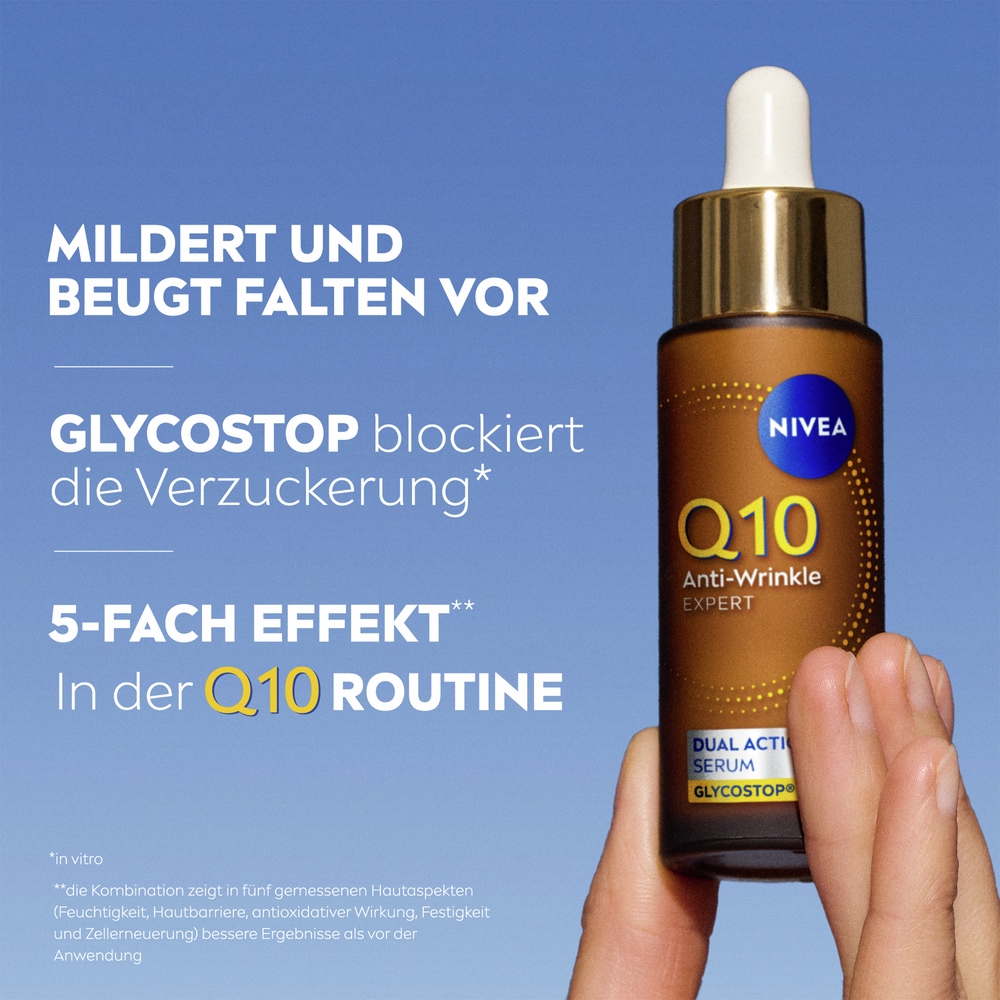 Nivea Gesichtsserum »Q10 Anti-Falten Experte Dual Action Serum«