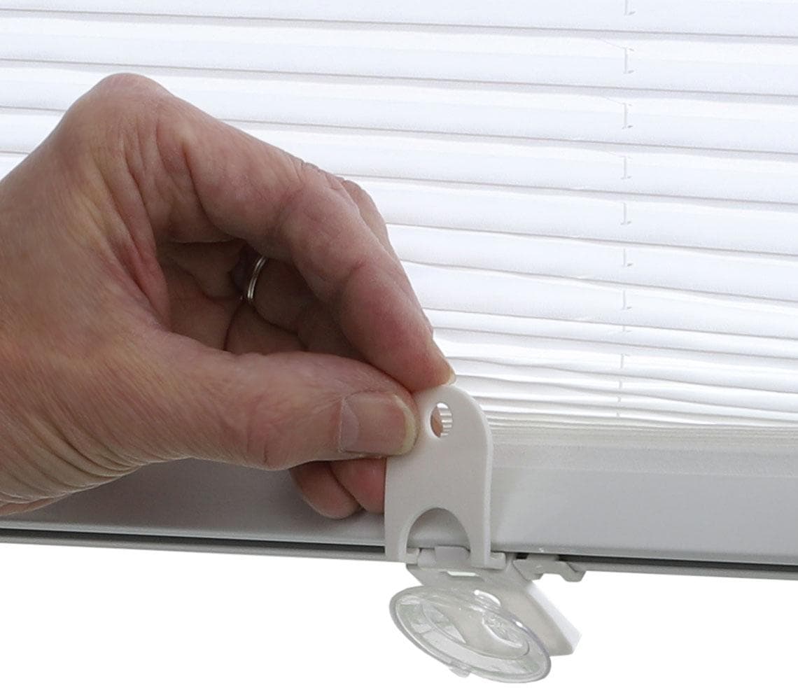 GARDINIA Plissee »Plissee Solo mit Saugnäpfen« Lichtschutz ohne Bohren mit integrierter Schnurführung