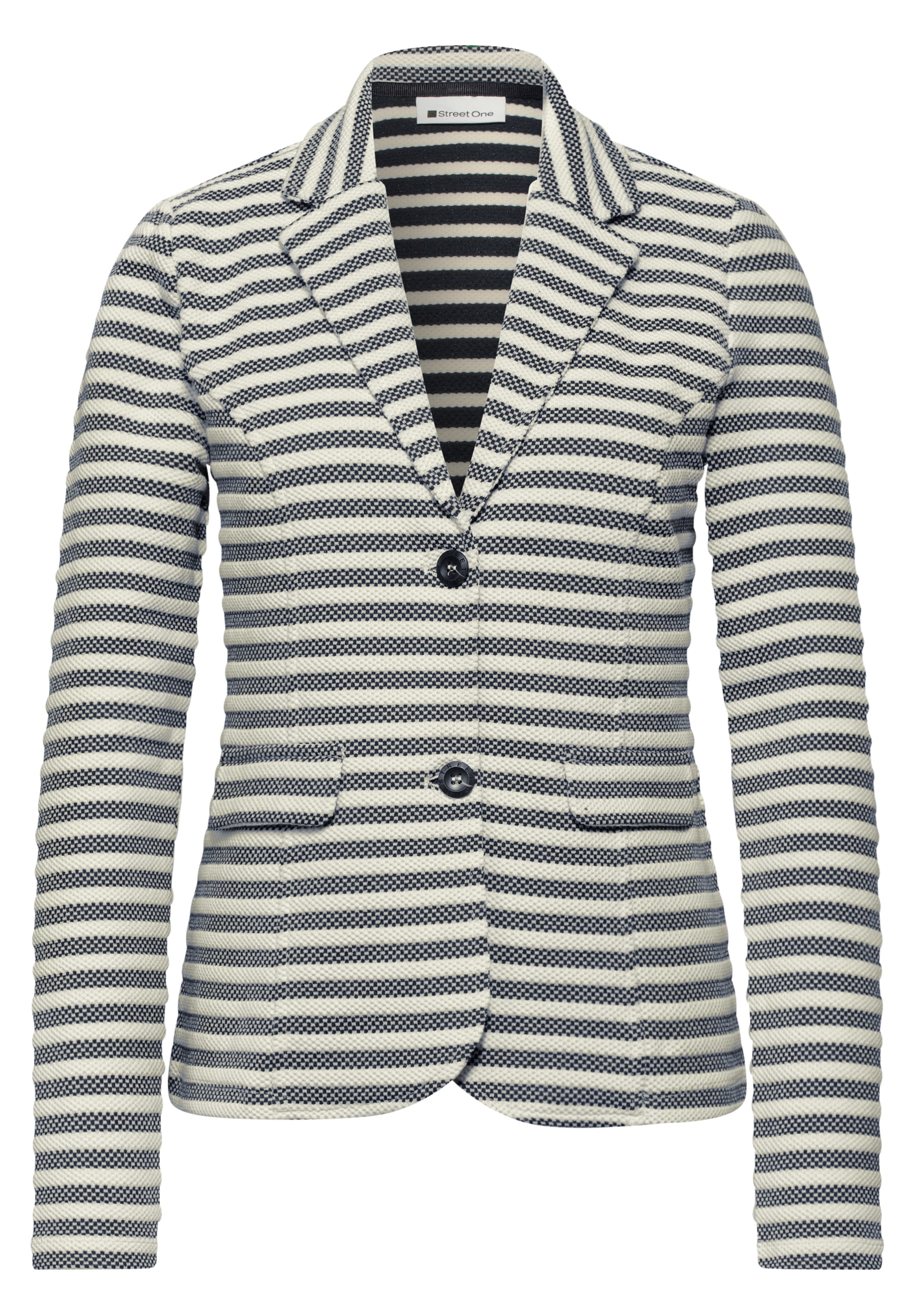 STREET ONE Jackenblazer mit Knöpfen und Streifen