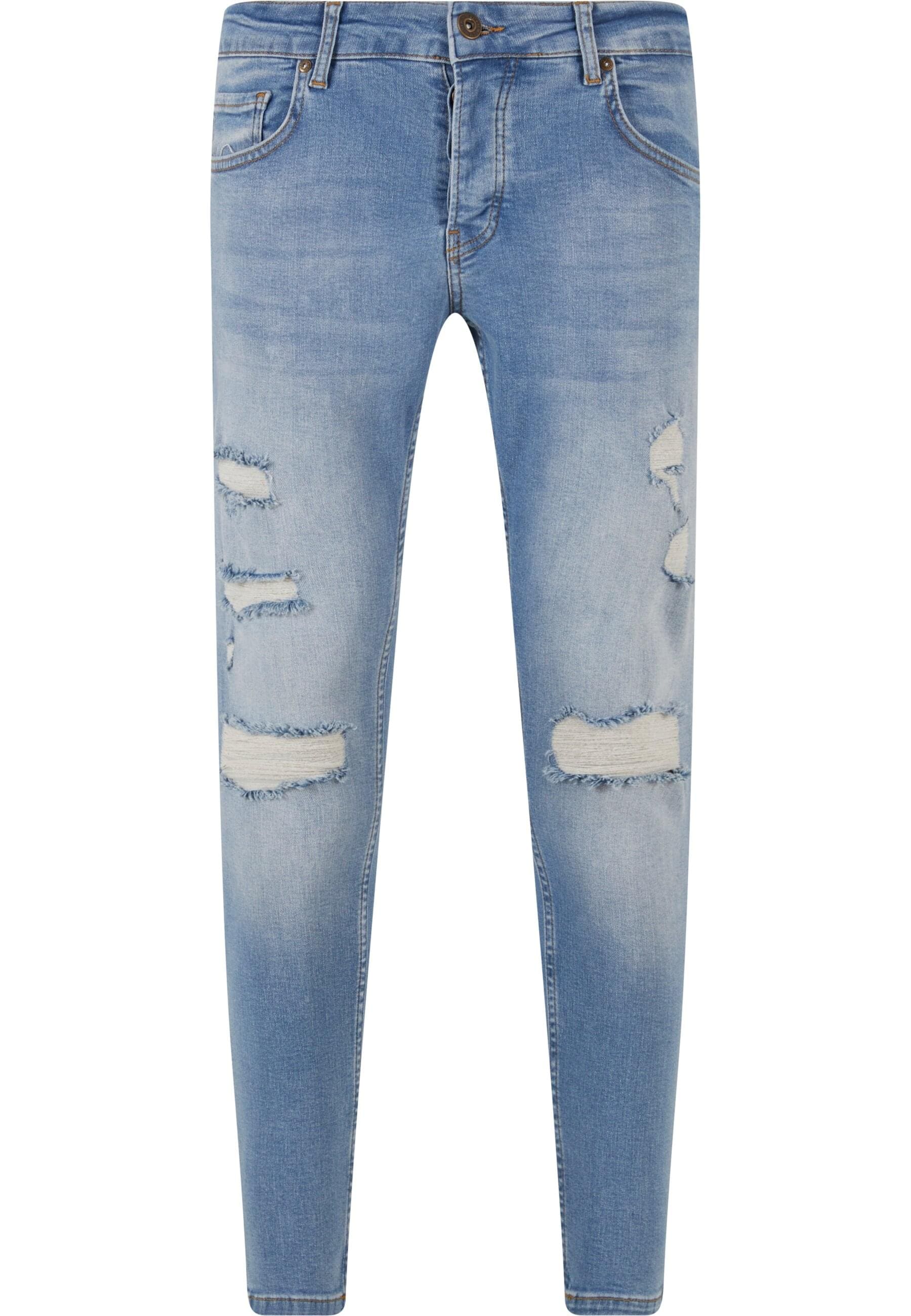 2Y Studios Bequeme Jeans "2Y Studios Herren 2Y Destroyed Cropped Skinny Fit günstig online kaufen