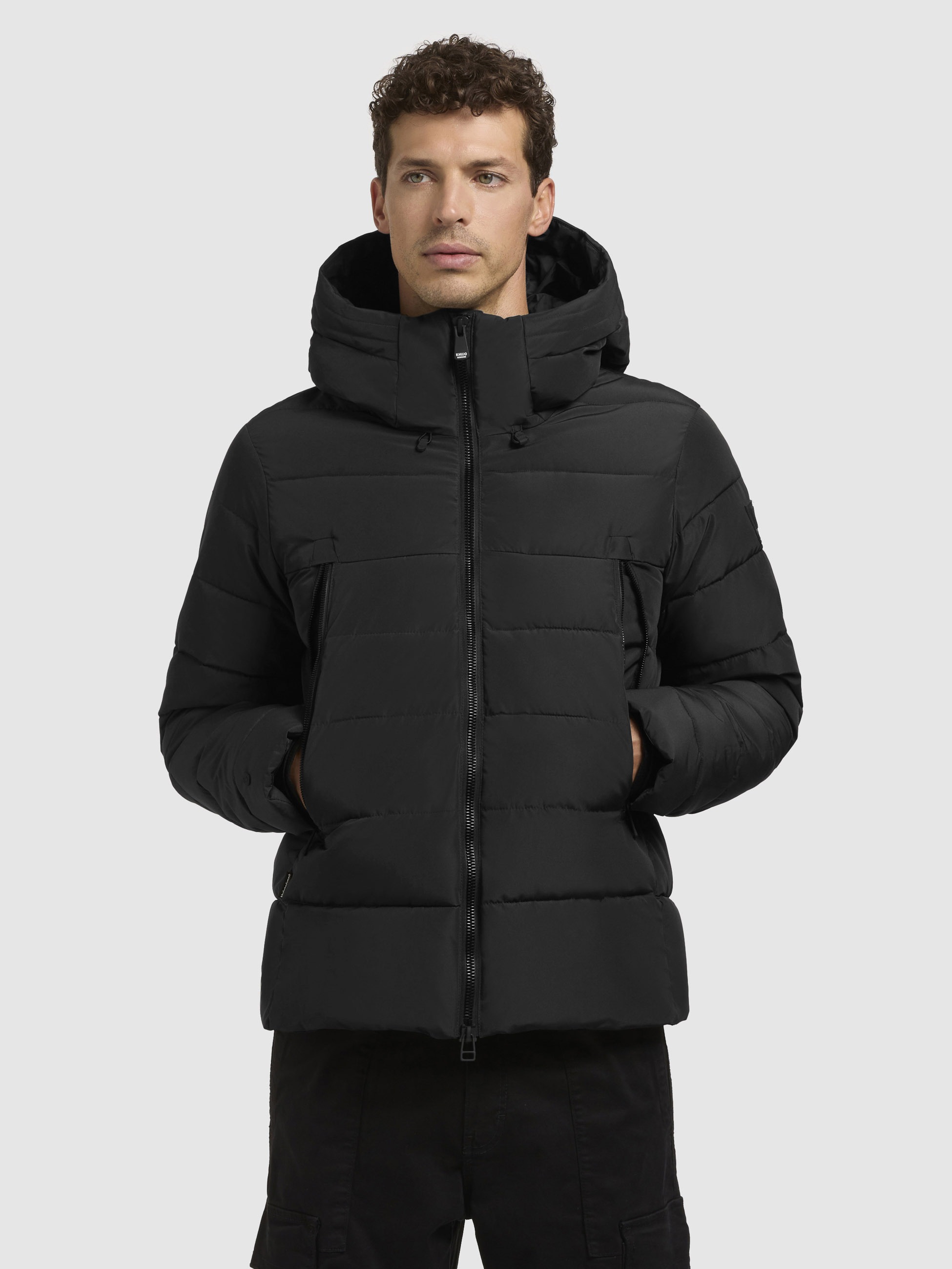 khujo Steppjacke »WOU«, mit Kapuze