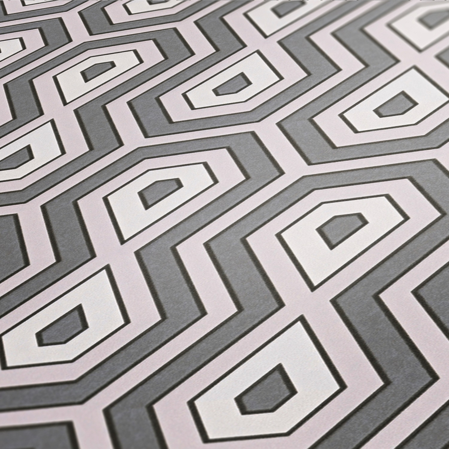 Architects Paper Vliestapete »Jungle Chic«, geometrisch-grafisch-Retro, Geometrische Tapete Retro Vintage Tapeten Wohnzimmer Schlafzimmer Flur