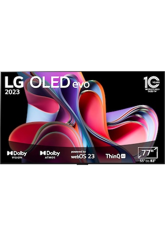 OLED-Fernseher »OLED77G39LA«, 195 cm/77 Zoll, 4K Ultra HD, Smart-TV, OLED evo, α9 Gen6...