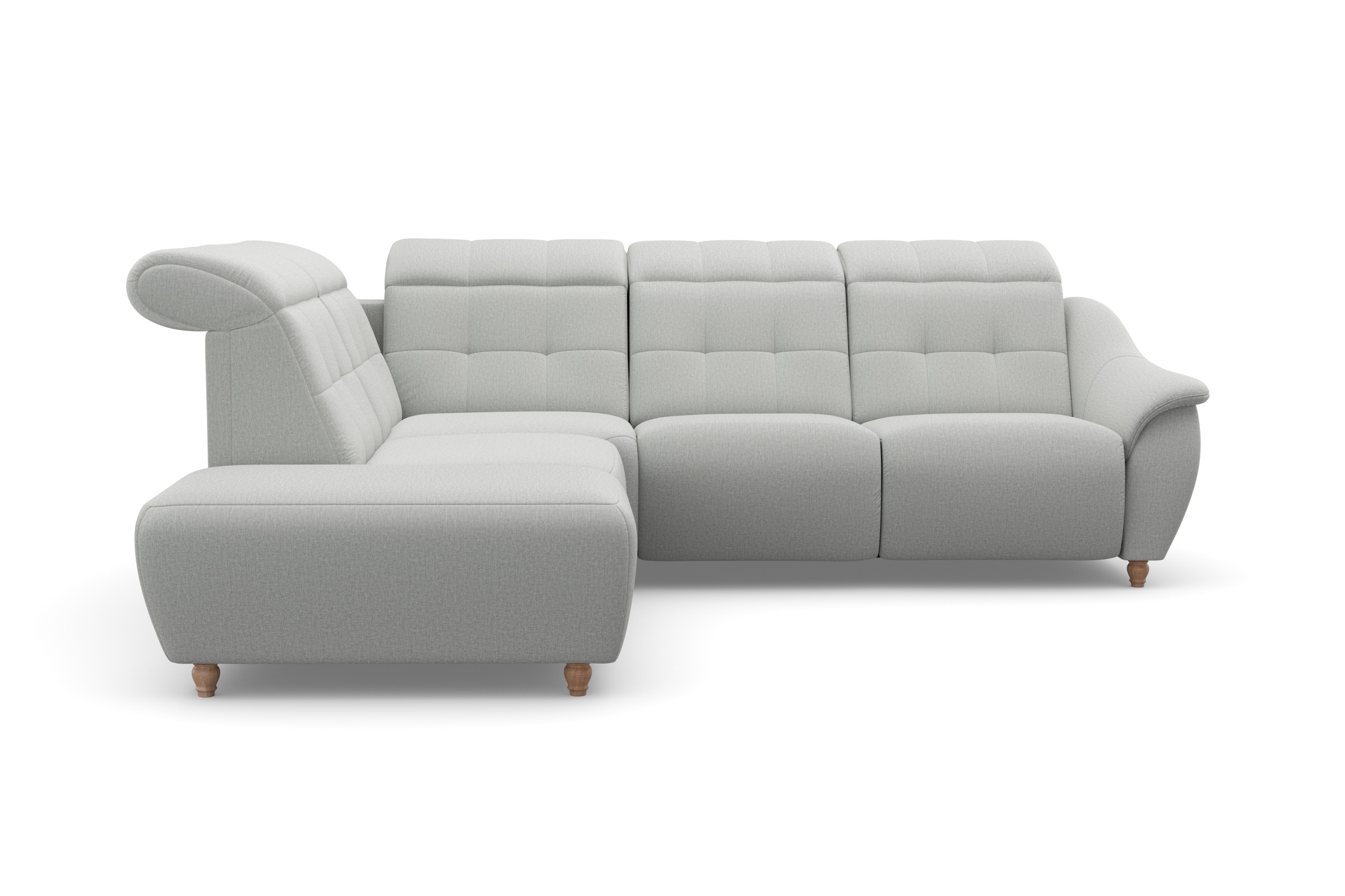 Home affaire Ecksofa »Boston L-Form«, Kopfteilverstellung an jeder Sitzfläche, wahlweise Relaxfunktion