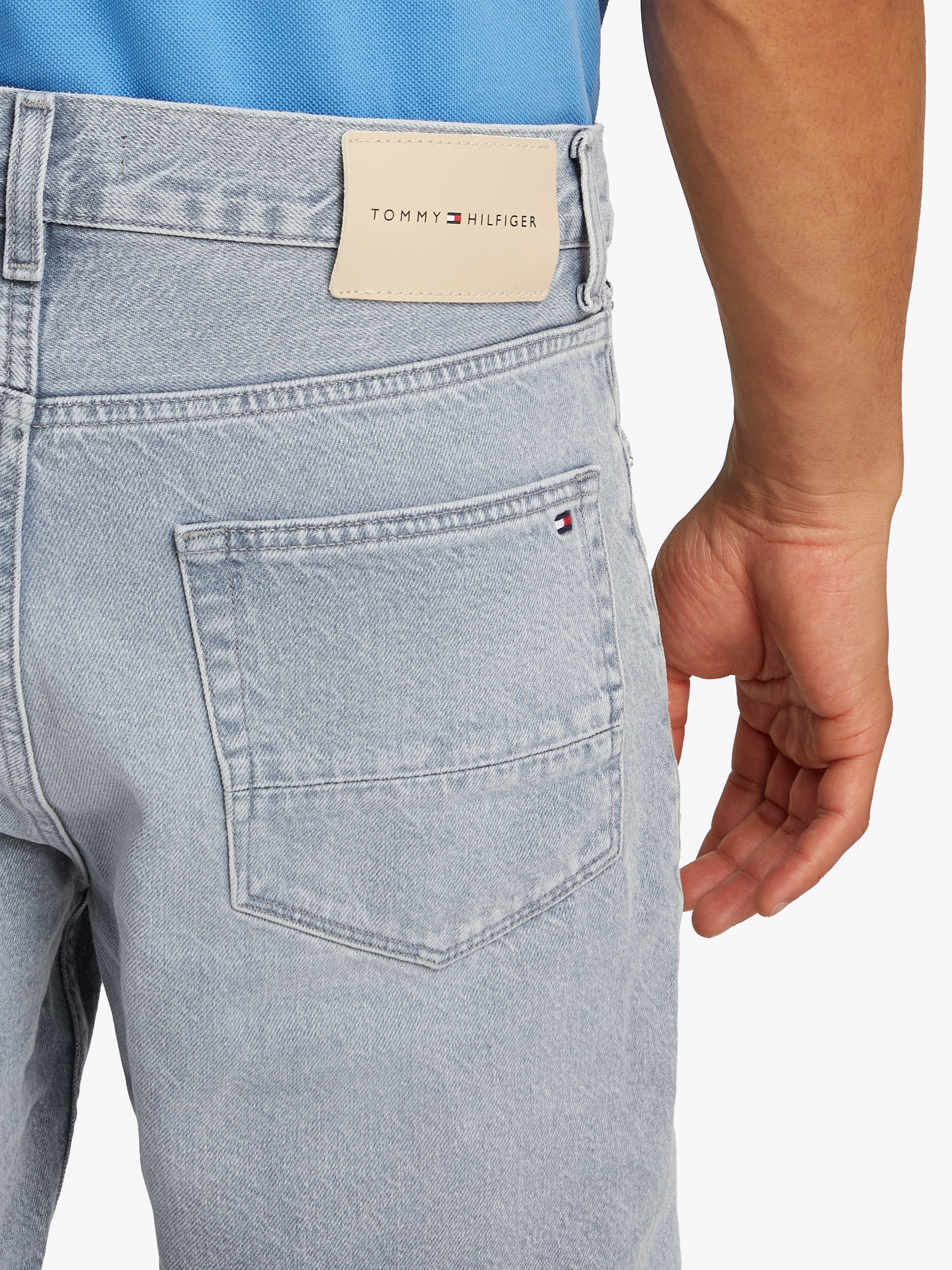 Tommy Hilfiger Tapered-fit-Jeans "HARLEM Tapered Fit", in grauer Waschung günstig online kaufen