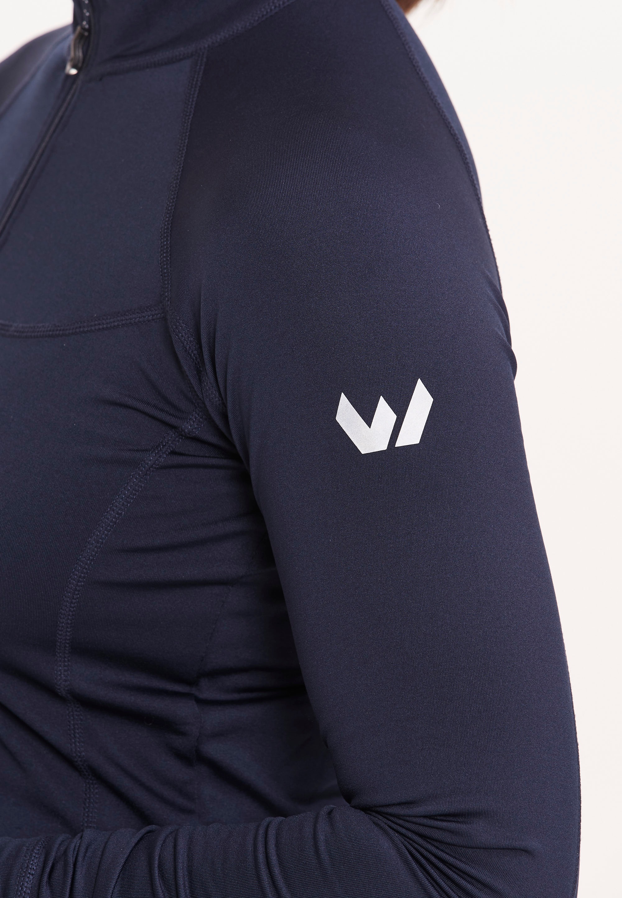 WHISTLER Langarmshirt »Blume«, (1 tlg.), mit Reißverschluss und Stehkragen
