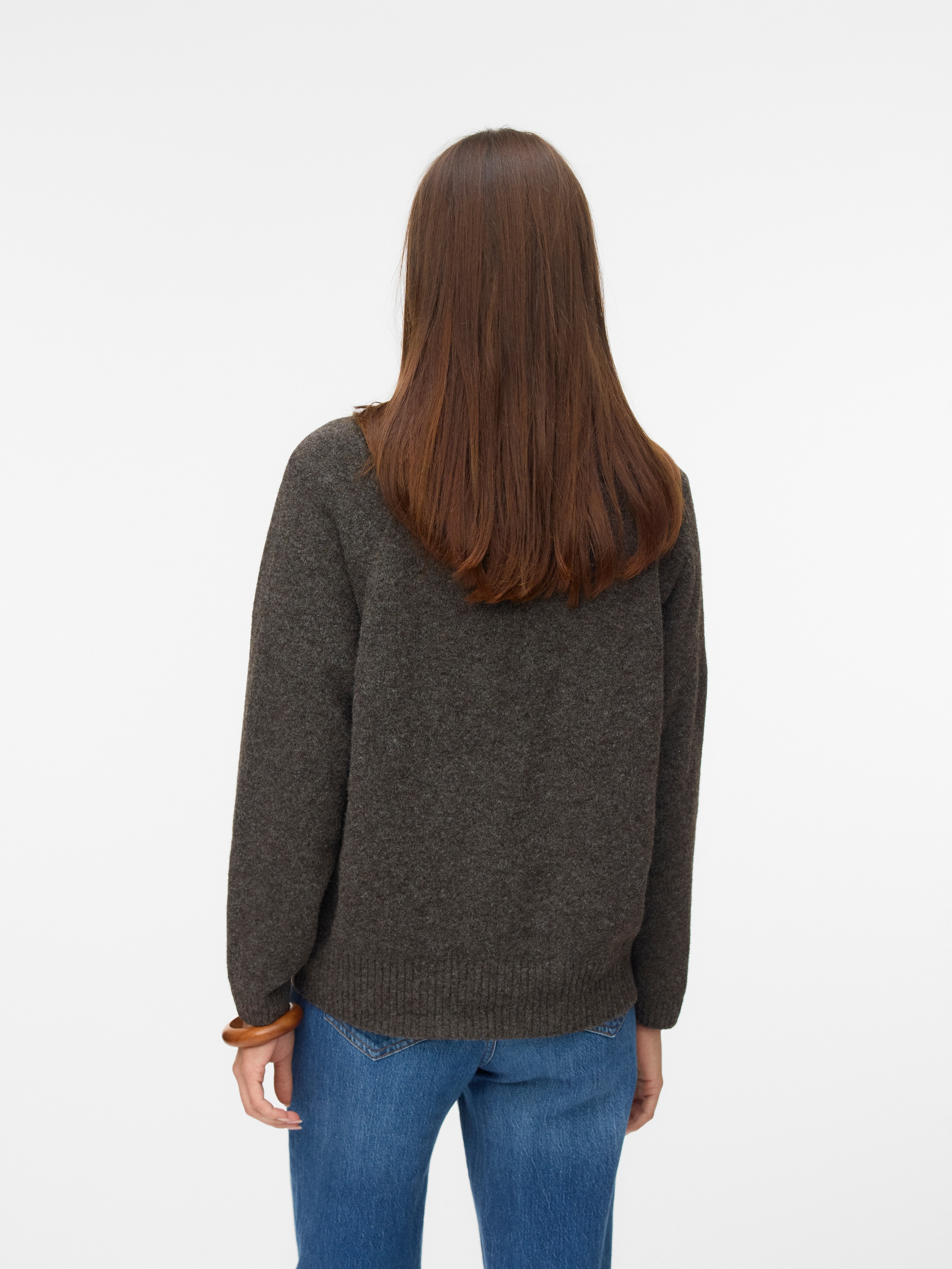 Vero Moda Strickjacke "VMBOOM LS V-NECK BUTTON CARDIGAN GA NOOS" günstig online kaufen